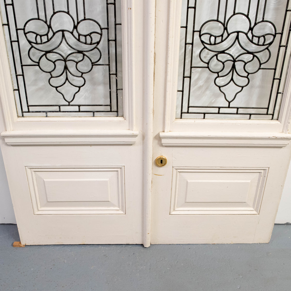 Large Antique Glazed Double Doors