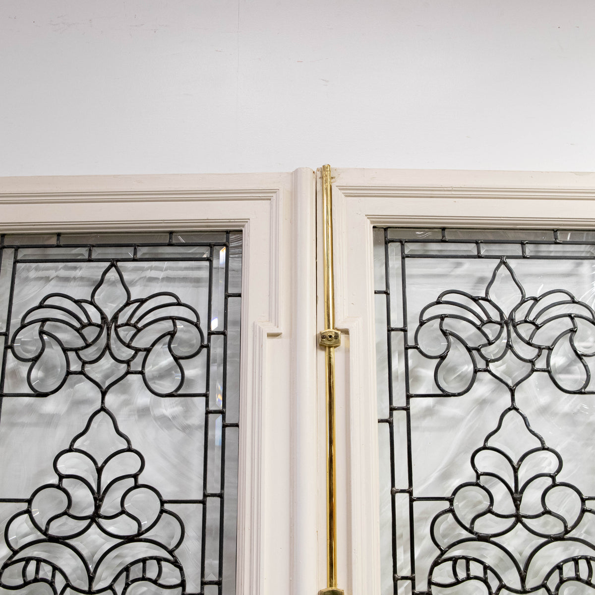 Large Antique Glazed Double Doors