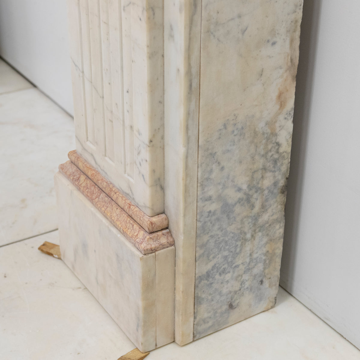 Antique Edwardian Marble Chimneypiece