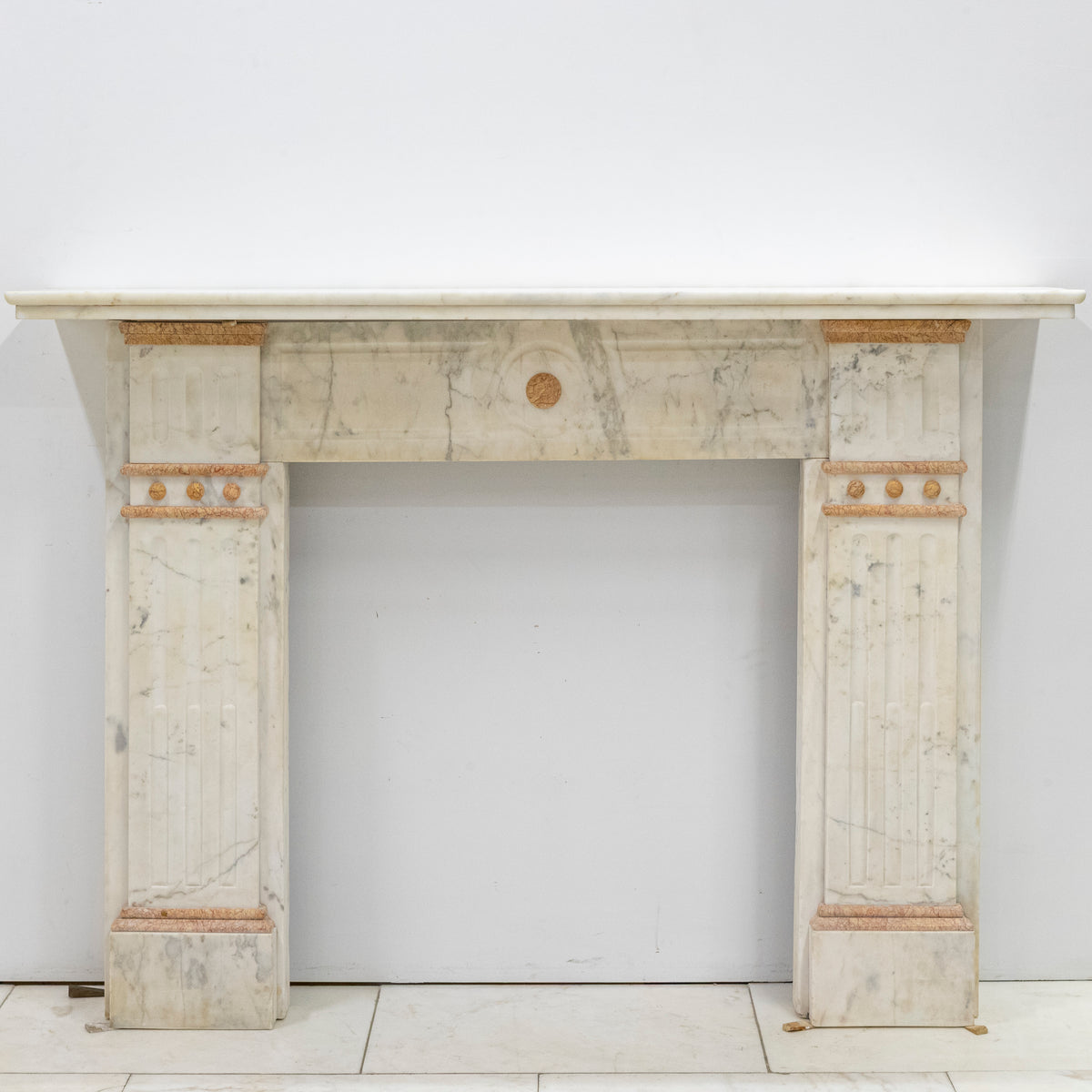 Antique Edwardian Marble Chimneypiece