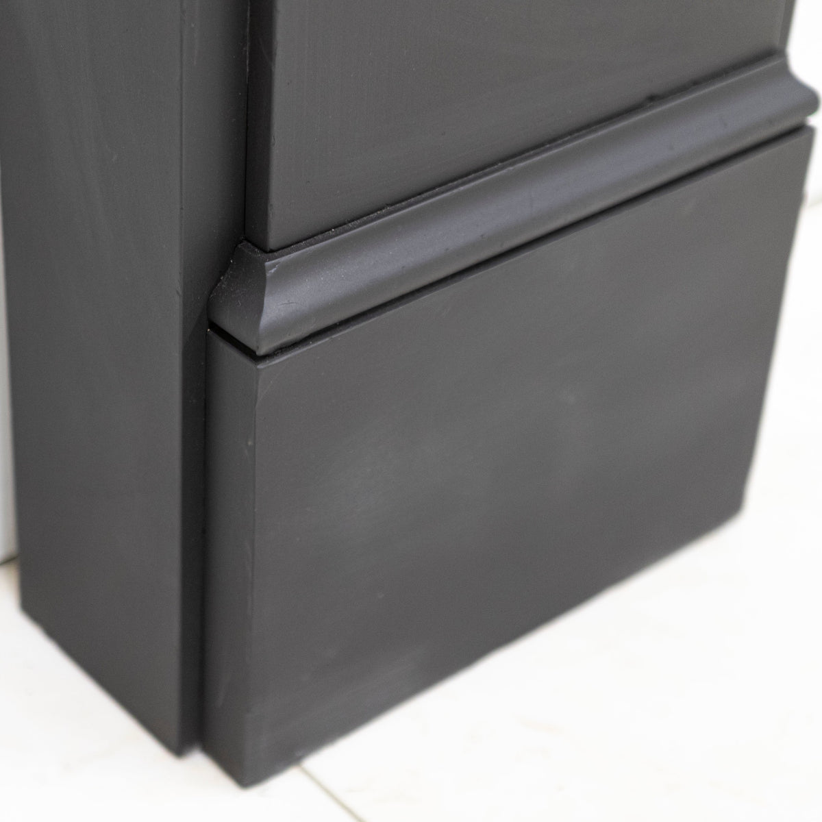 Monumental Antique Victorian Slate Fireplace Surround With Corbels | The Architectural Forum