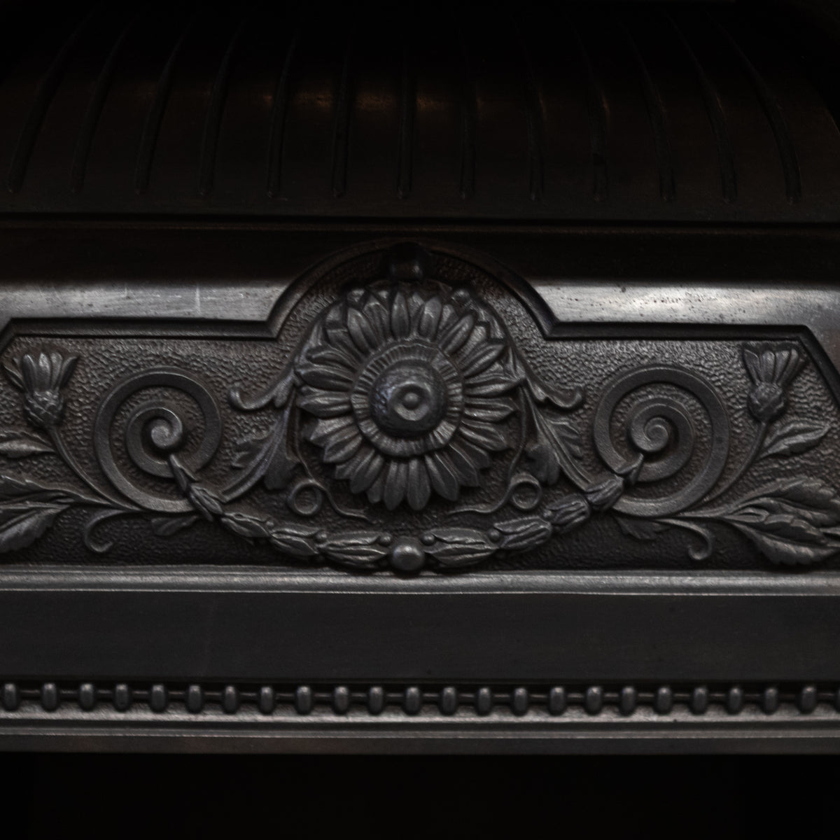 Antique Victorian Tiled Fireplace Insert