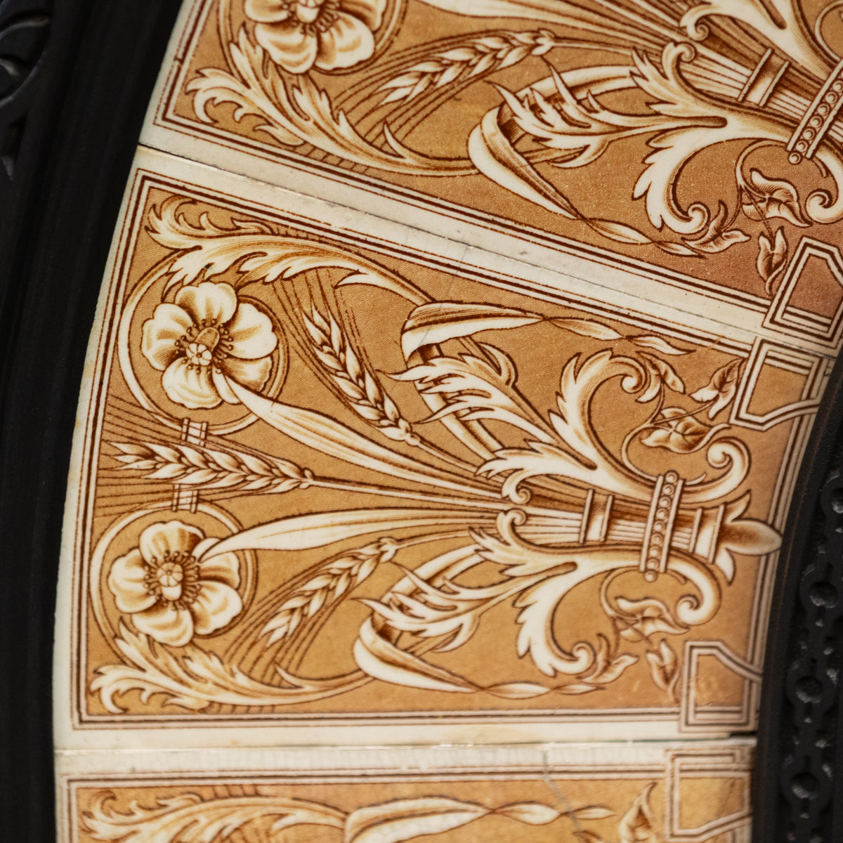 Antique Fireplace Insert with Tiled Arched Opening | Steele & Wood Tiles | The Architectural Forum
