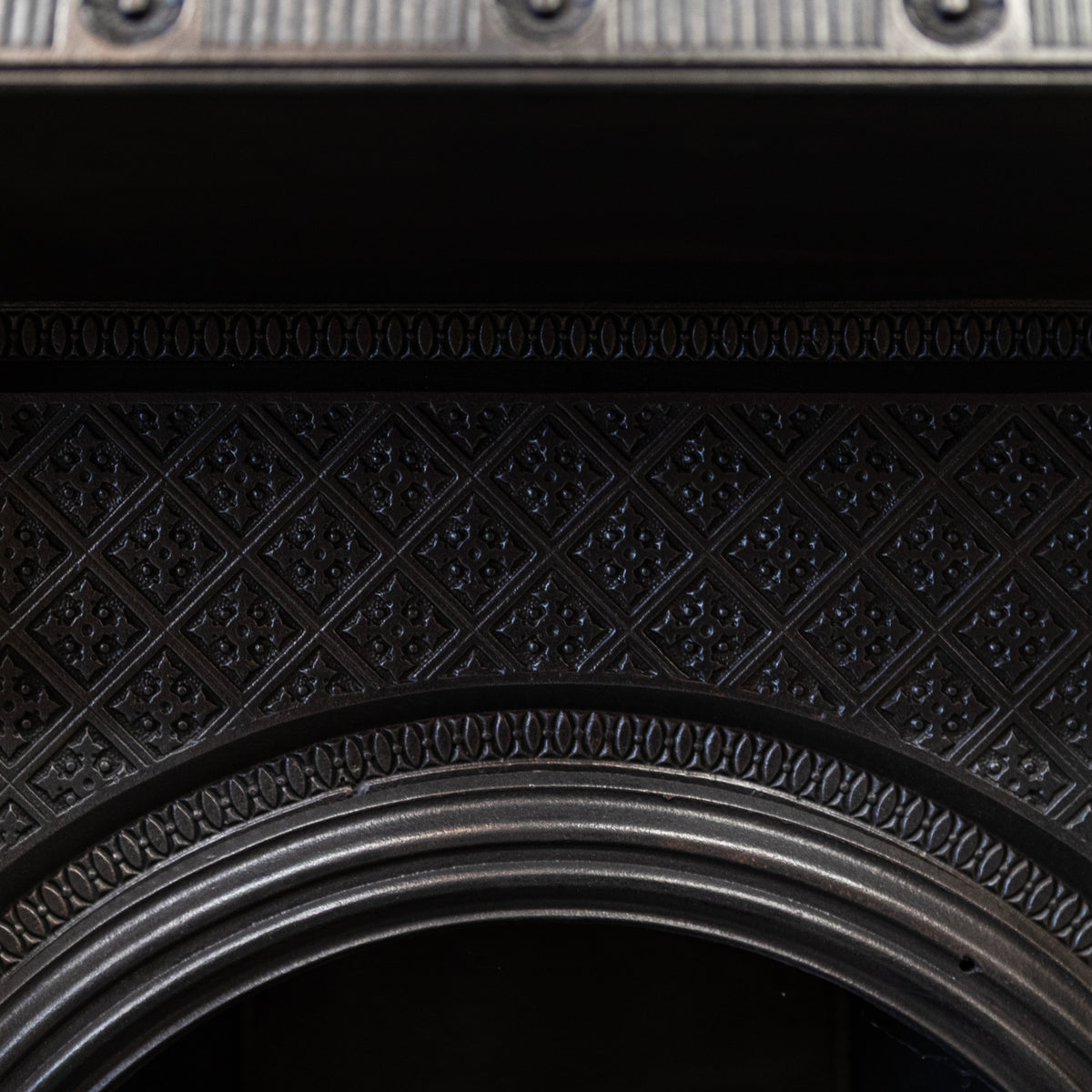 Antique Victorian Cast Iron Fireplace with Tiles | The Architectural Forum