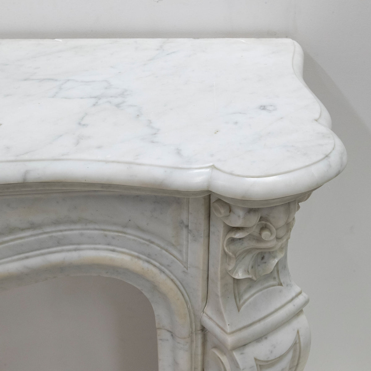 Antique French Style Marble Fireplace Surround | The Architectural Forum