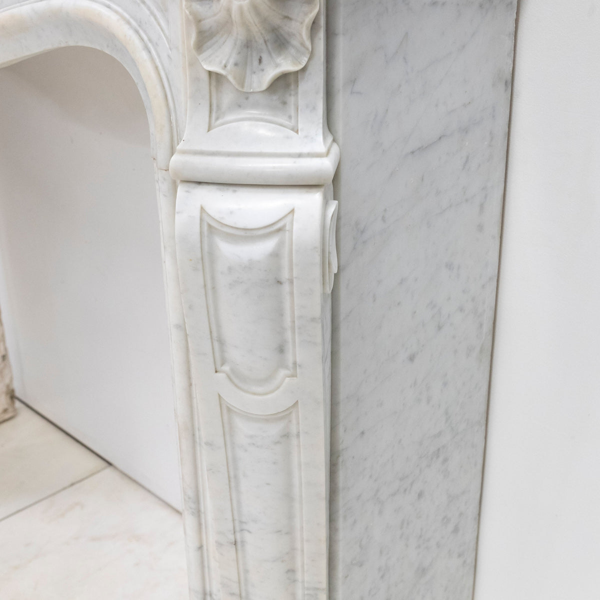 Antique French Style Marble Fireplace Surround | The Architectural Forum