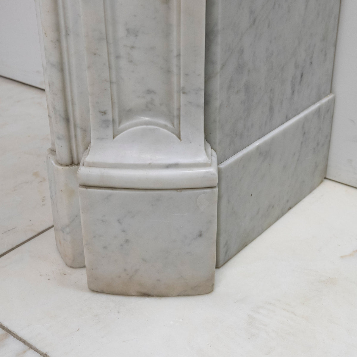 Antique French Style Marble Fireplace Surround | The Architectural Forum