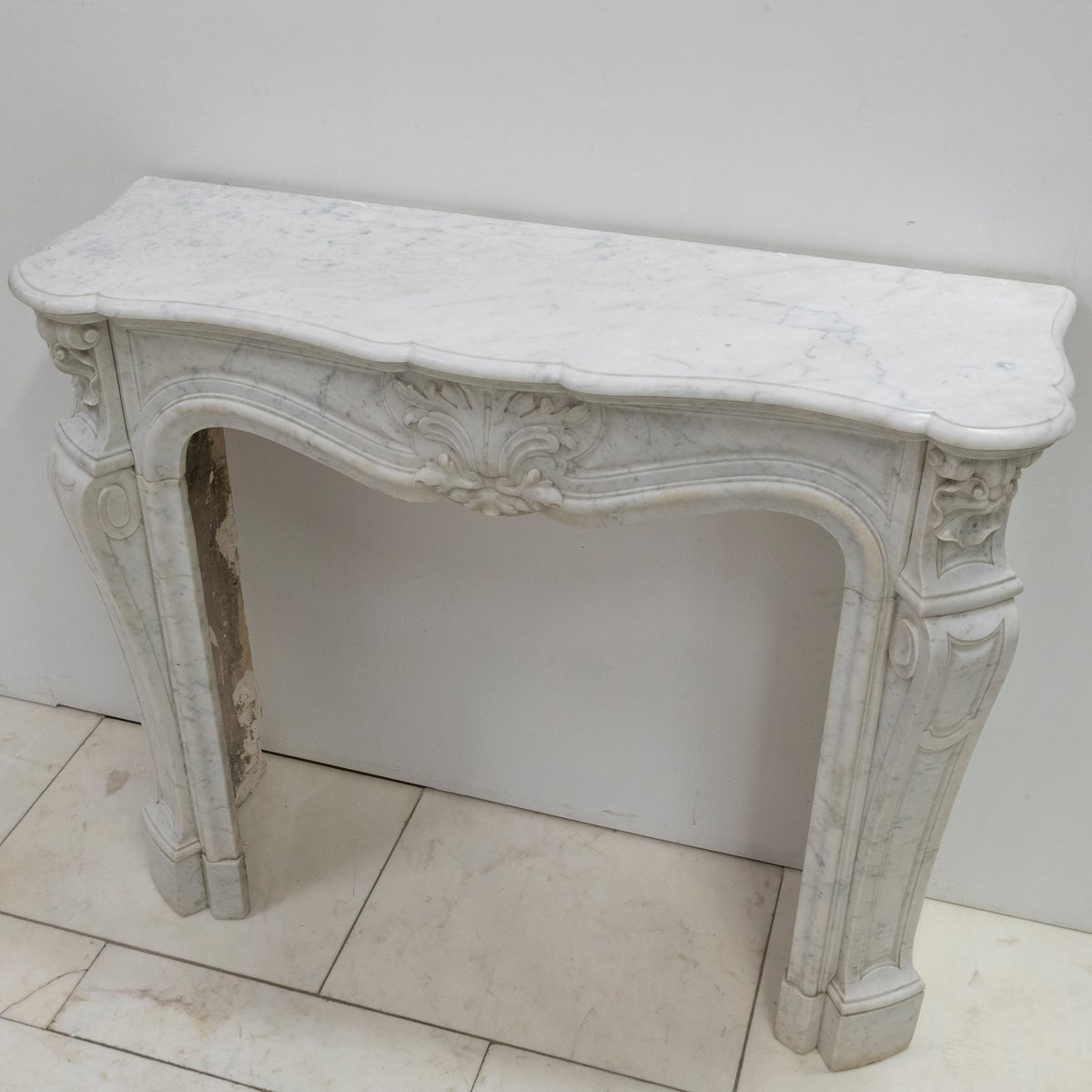 Antique French Style Marble Fireplace Surround | The Architectural Forum