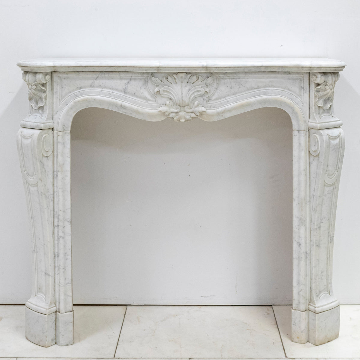 Antique French Style Marble Fireplace Surround | The Architectural Forum
