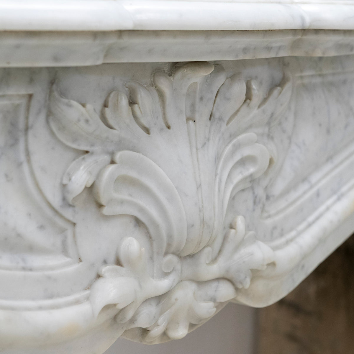 Antique French Style Marble Fireplace Surround | The Architectural Forum
