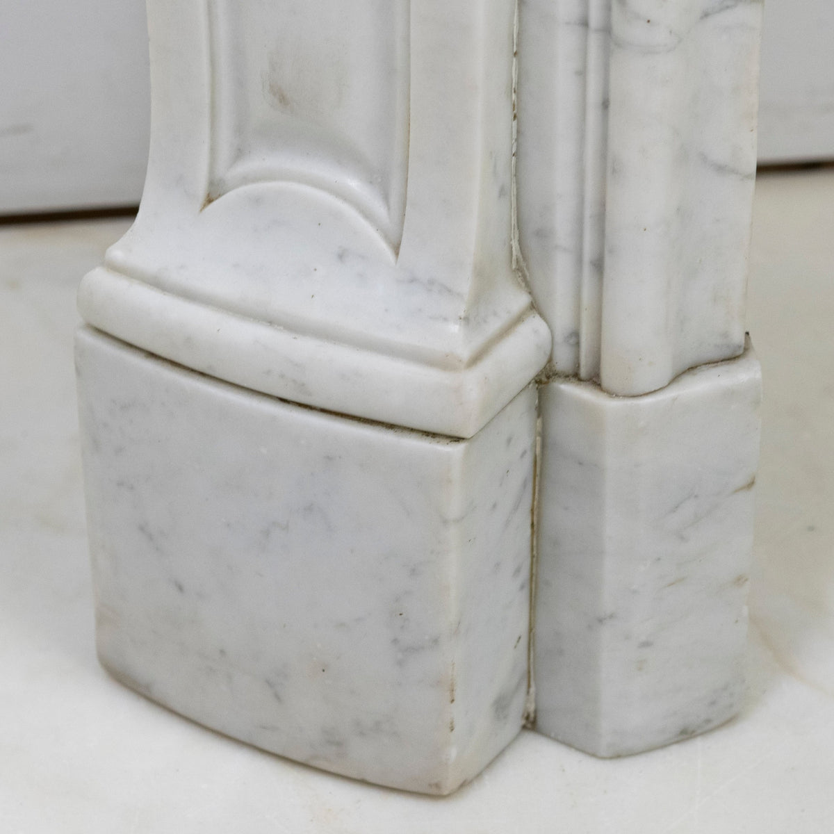 Antique French Style Marble Fireplace Surround | The Architectural Forum