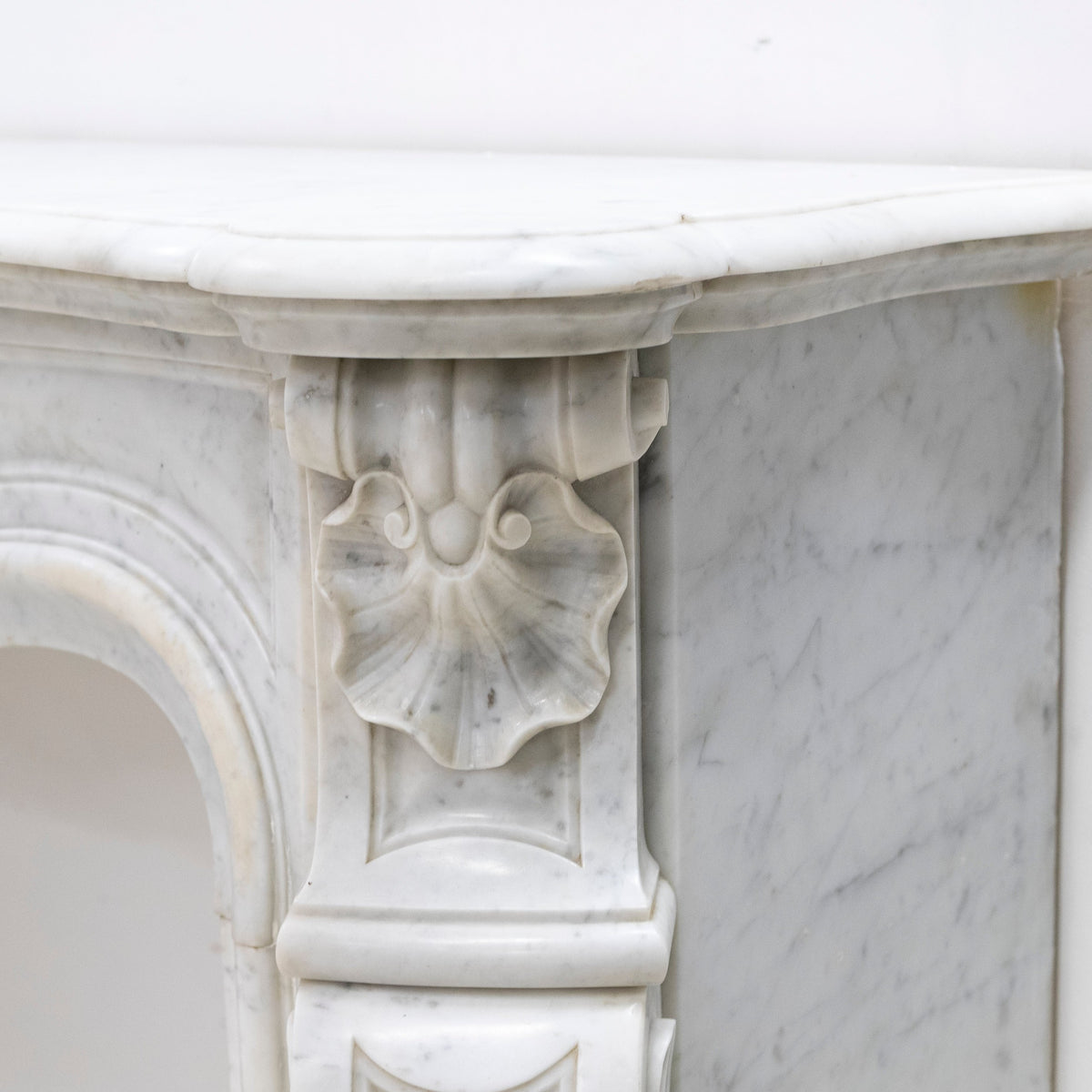 Antique French Style Marble Fireplace Surround | The Architectural Forum