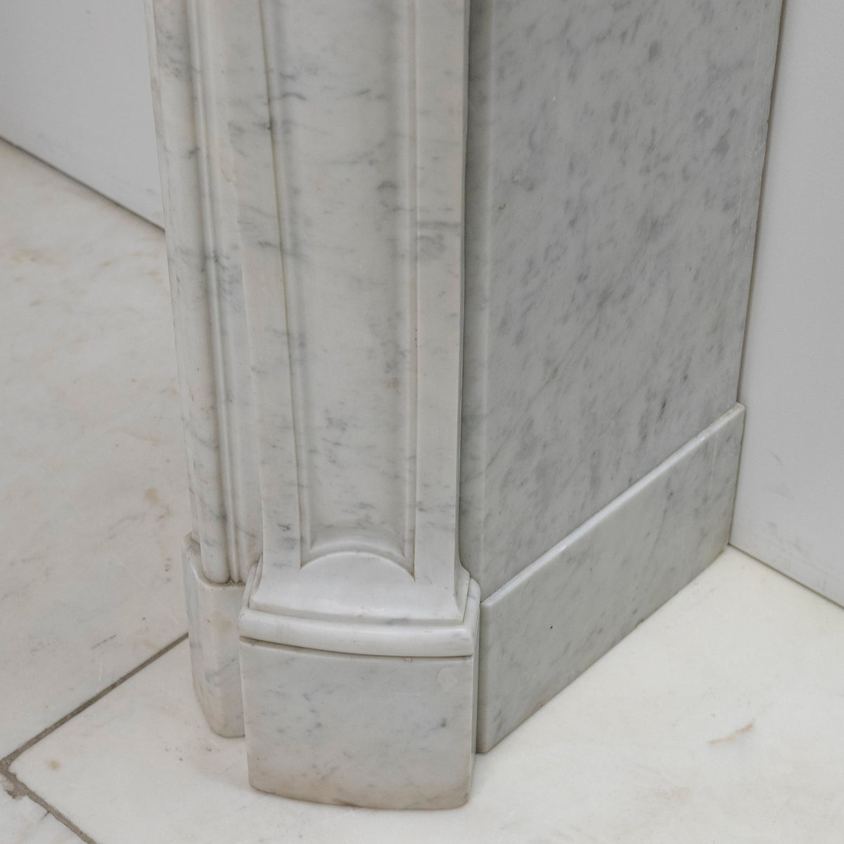 Antique French Style Marble Fireplace Surround | The Architectural Forum