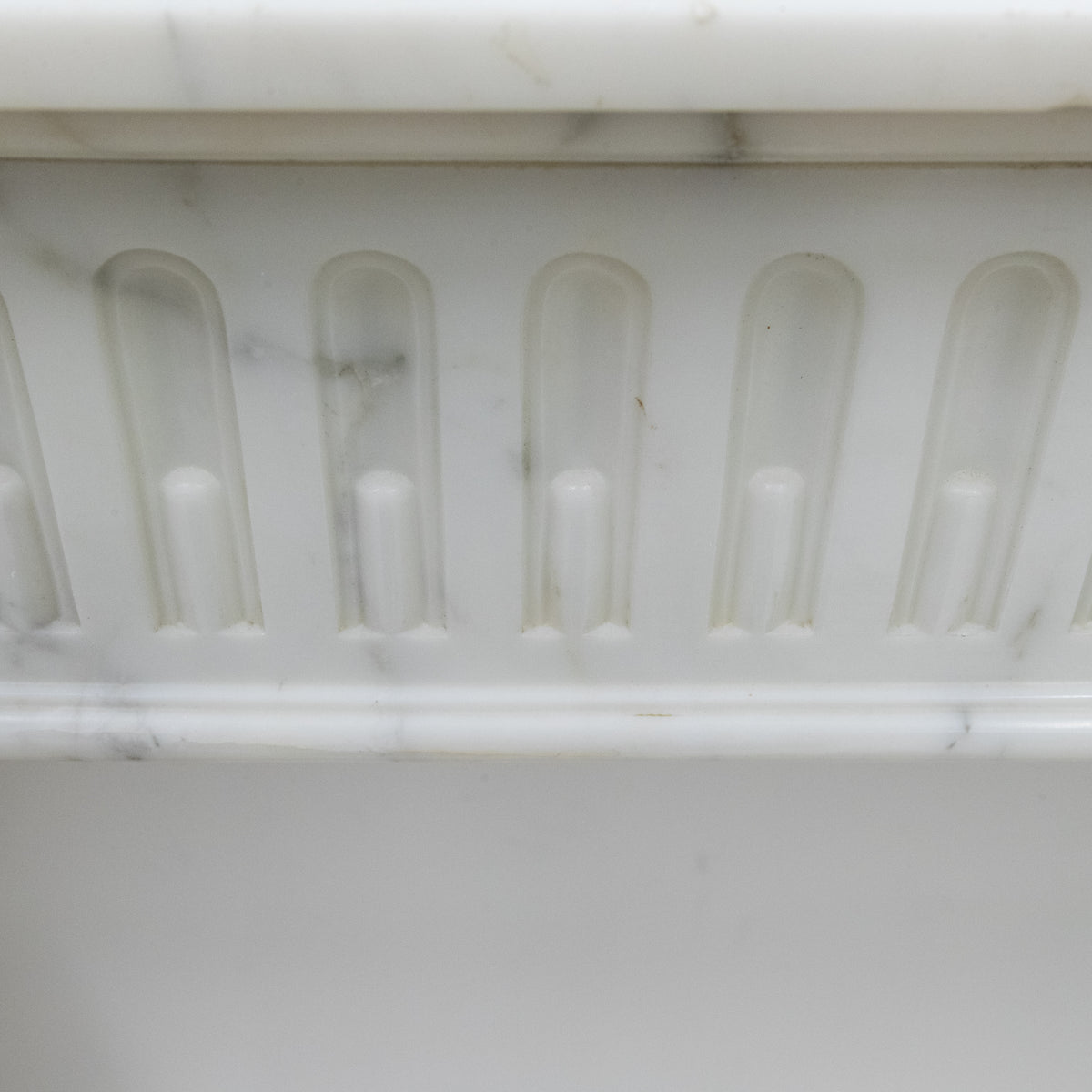 Antique 19th Century Arabescato Marble Louis XVI Style Fireplace Surround | The Architectural Forum