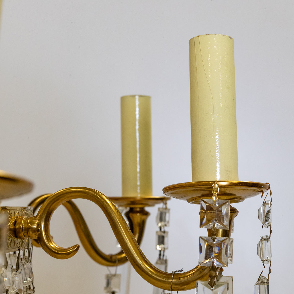 Vintage French 8 Arm Crystal Chandelier | The Architectural Forum