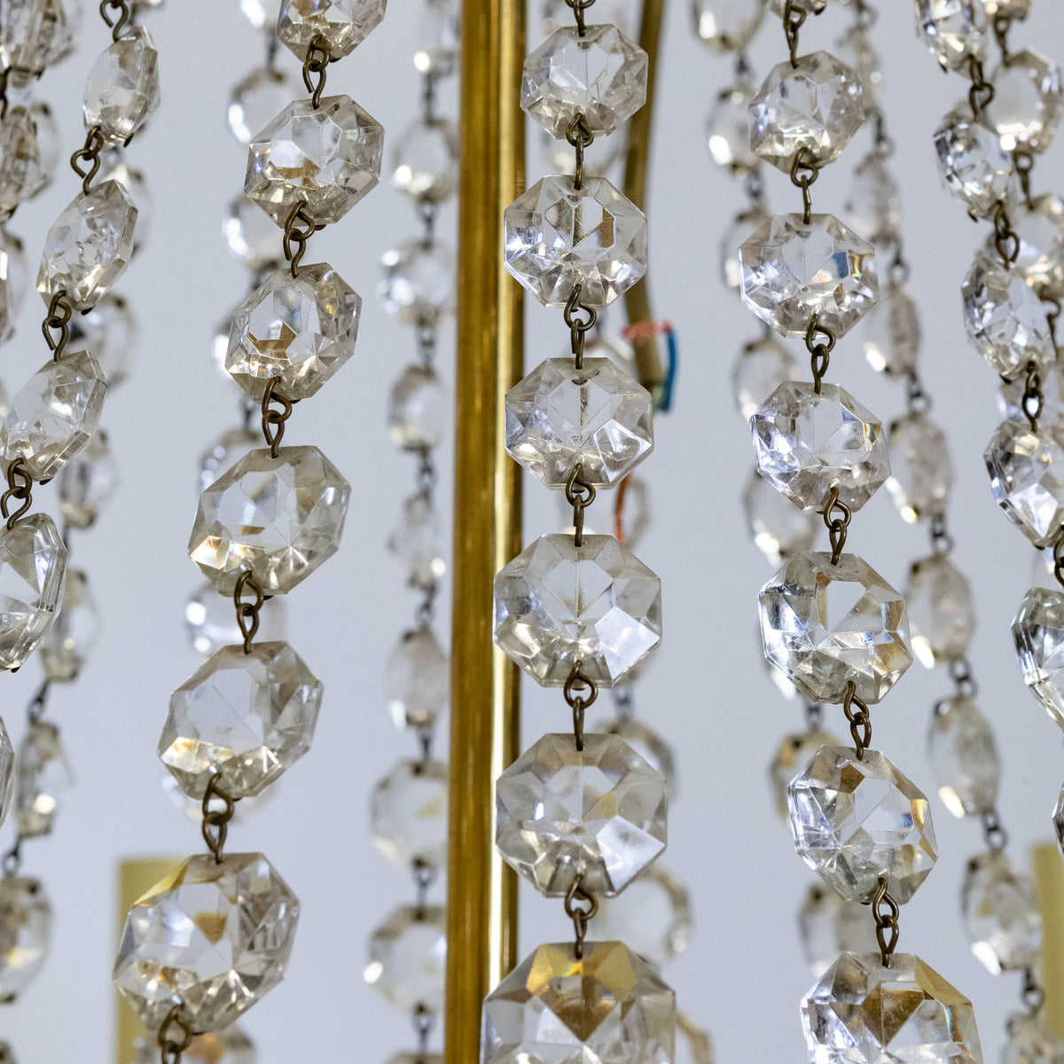 Vintage French 8 Arm Crystal Chandelier | The Architectural Forum