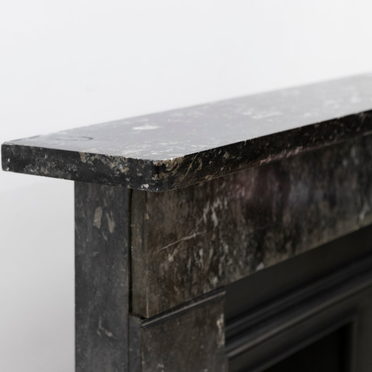 Antique Georgian Kilkenny Marble Fire Surround & Insert