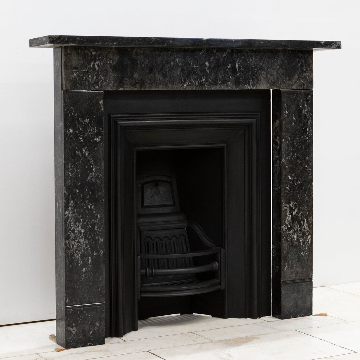 Antique Georgian Kilkenny Marble Fire Surround & Insert