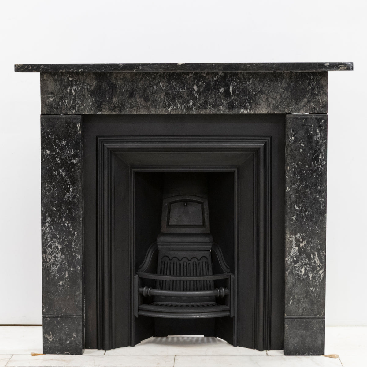 Antique Georgian Kilkenny Marble Fire Surround & Insert