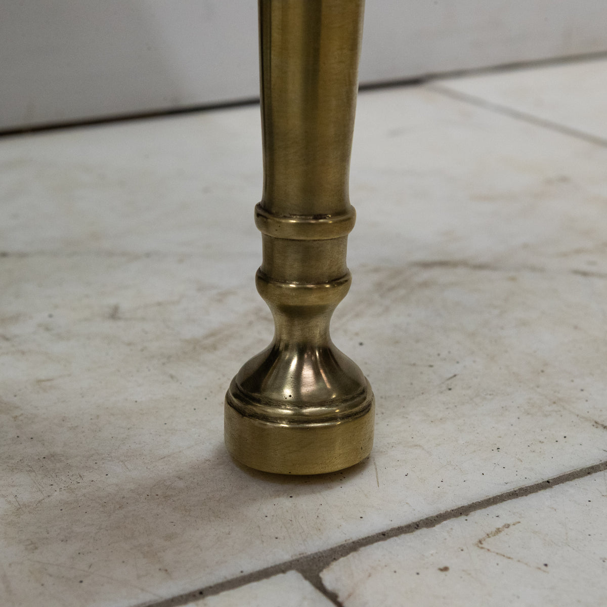 Reclaimed Georgian Style Fire Basket with Brass Finials