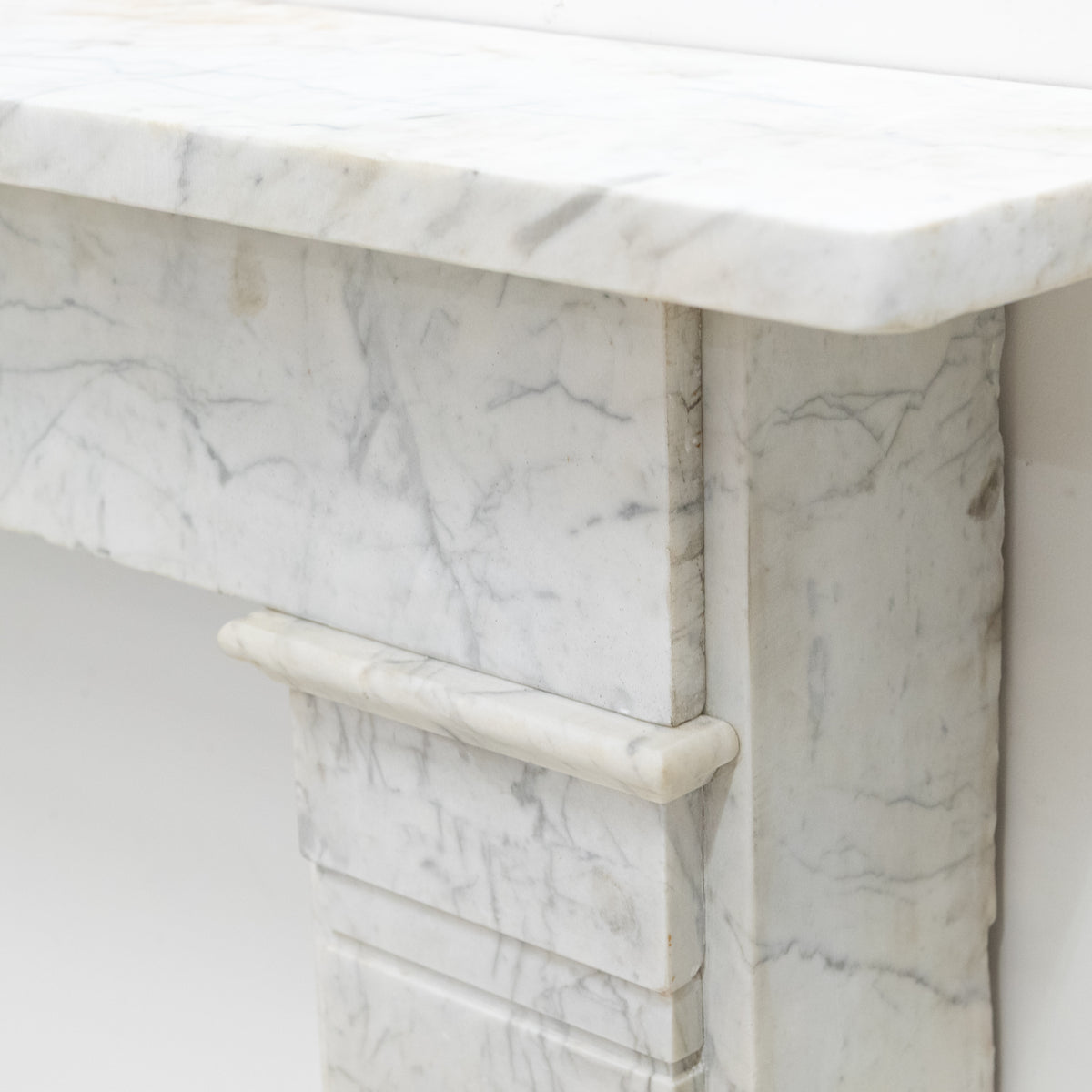 Antique Late Carrara Marble Fireplace Surround | The Architectural Forum