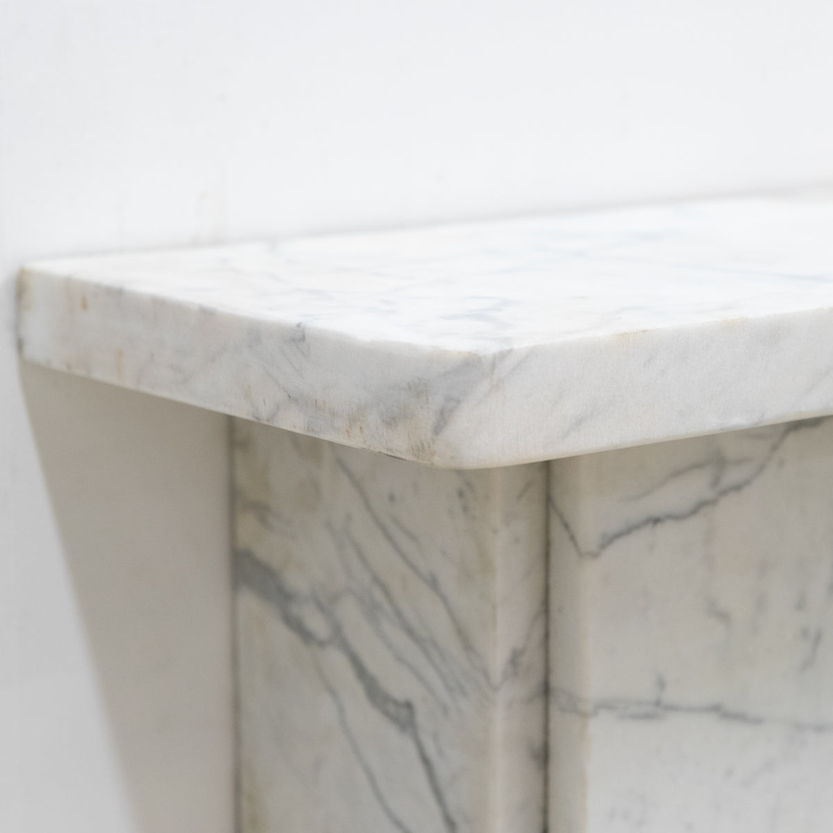 Antique Late Carrara Marble Fireplace Surround | The Architectural Forum
