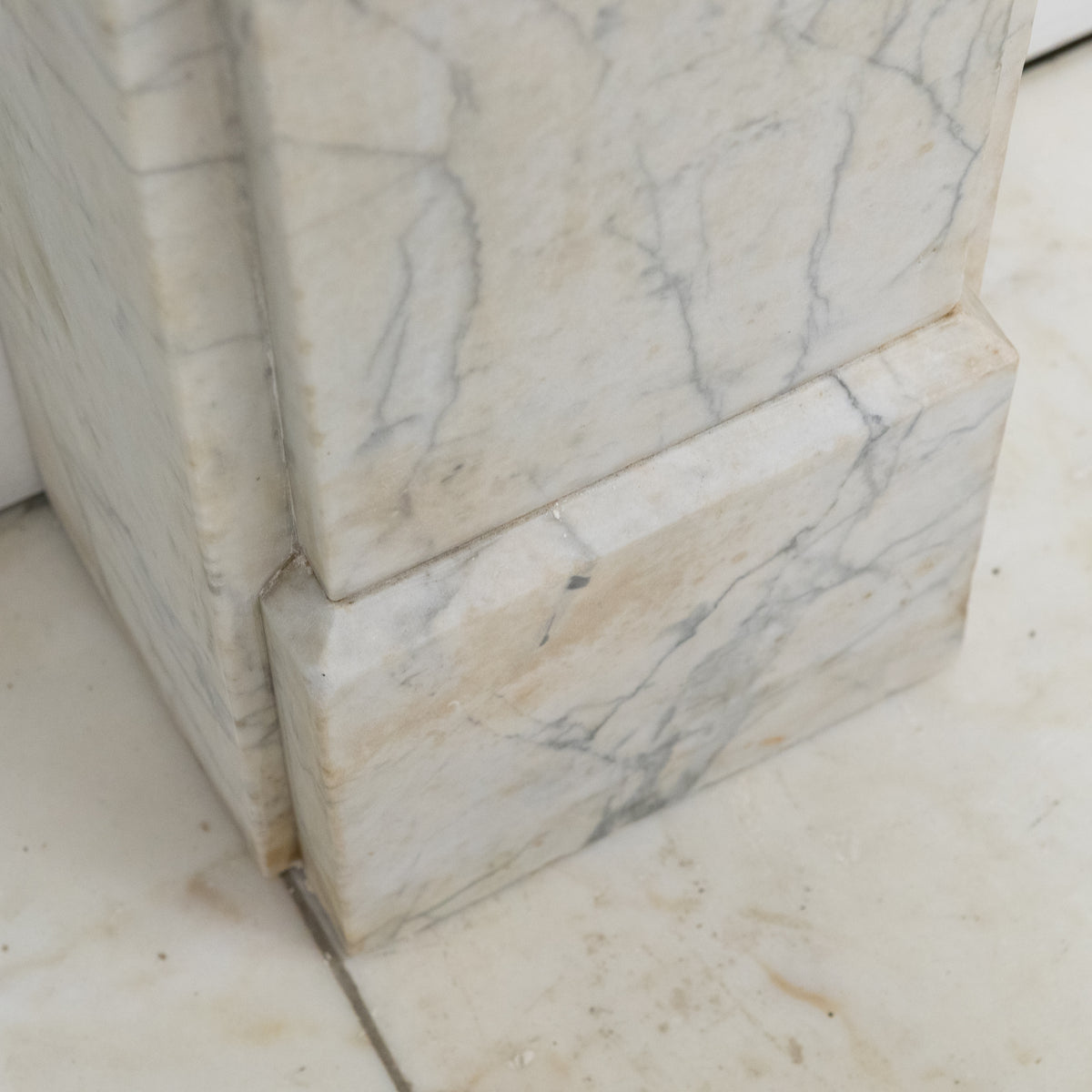 Antique Late Carrara Marble Fireplace Surround | The Architectural Forum