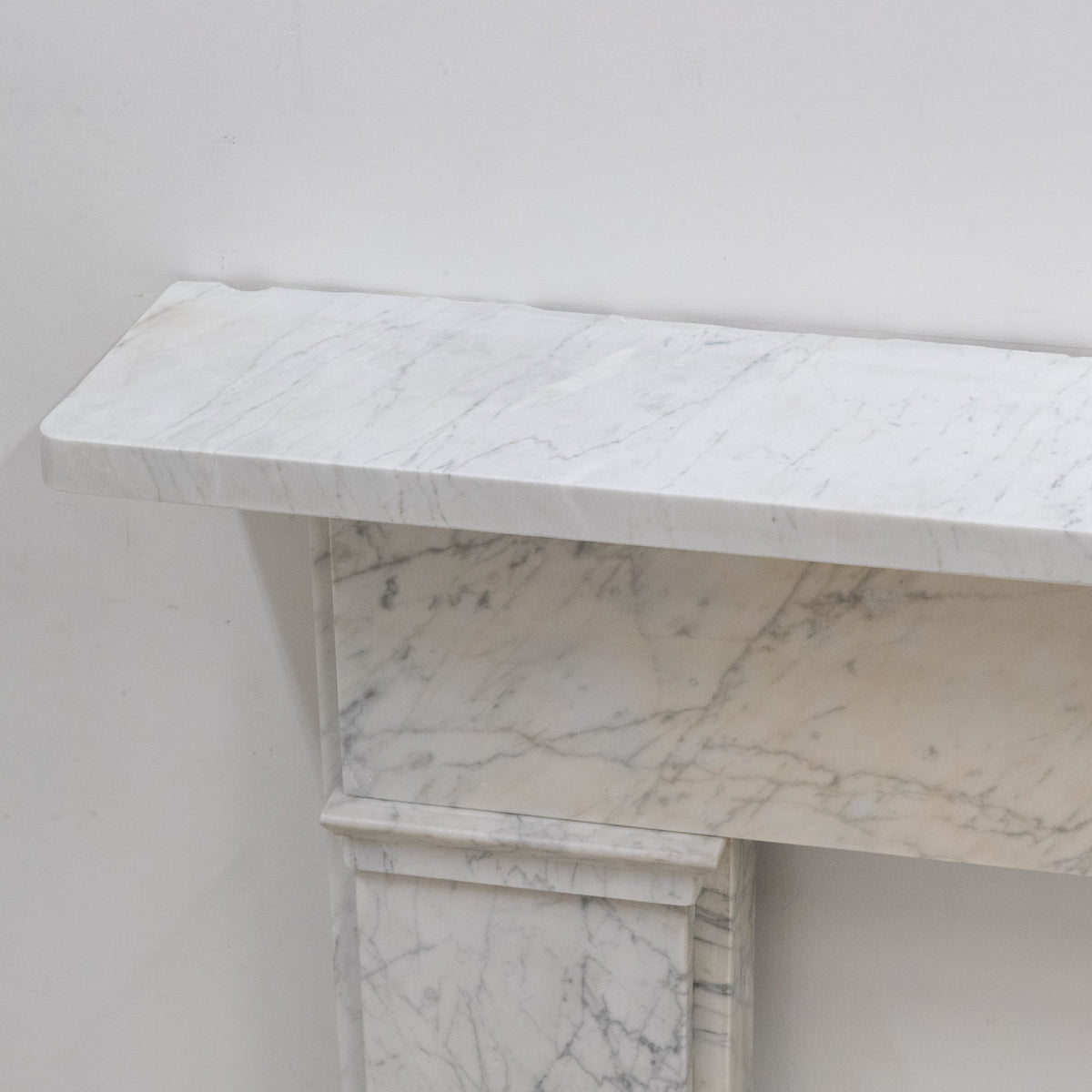 Antique Carrara Marble Late Georgian Fireplace Surround