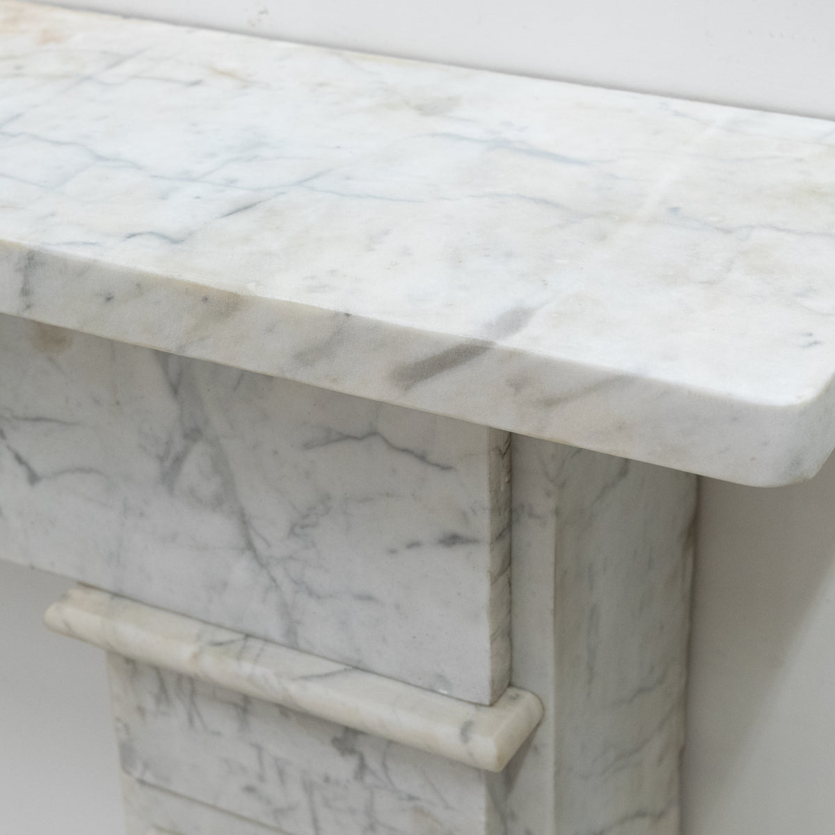 Antique Late Carrara Marble Fireplace Surround | The Architectural Forum