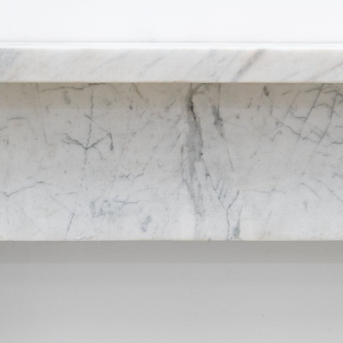 Antique Late Carrara Marble Fireplace Surround | The Architectural Forum
