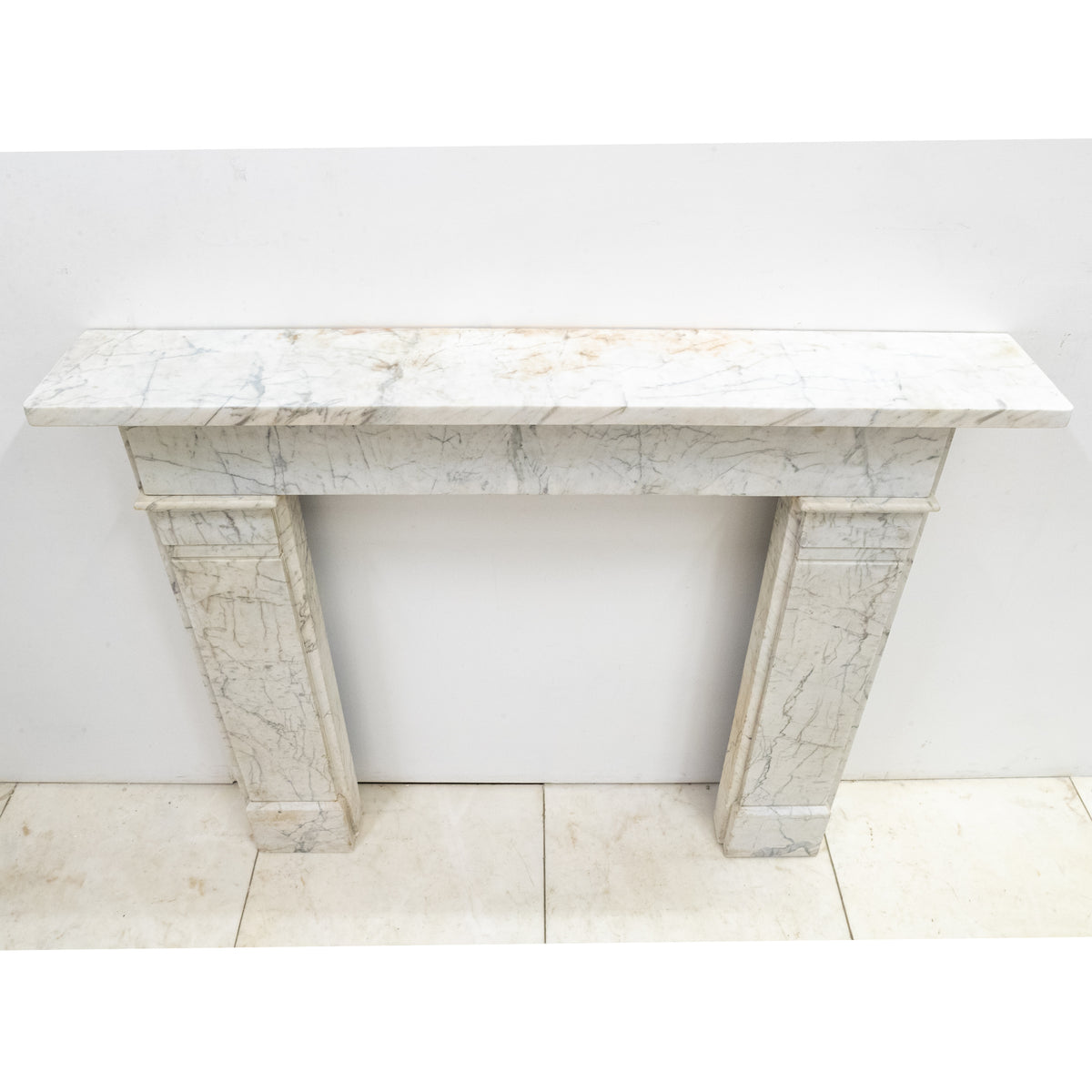 Antique Late Carrara Marble Fireplace Surround | The Architectural Forum