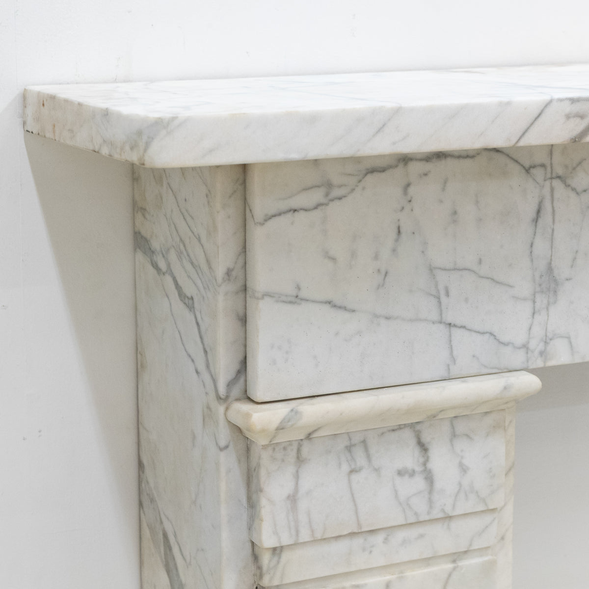 Antique Late Carrara Marble Fireplace Surround | The Architectural Forum