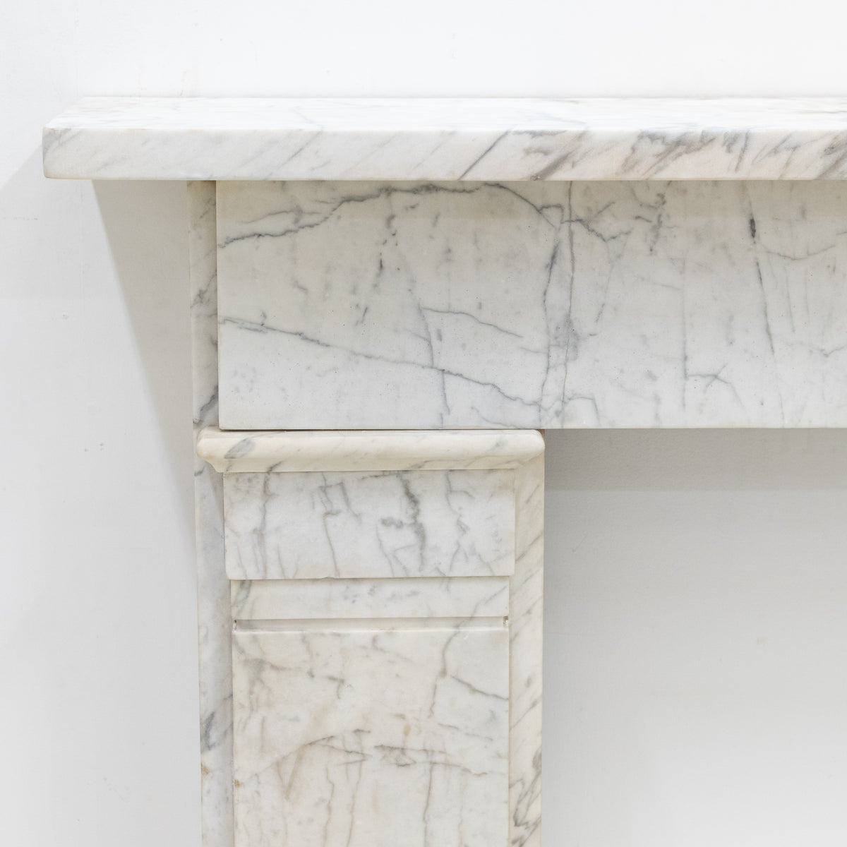 Antique Late Carrara Marble Fireplace Surround | The Architectural Forum