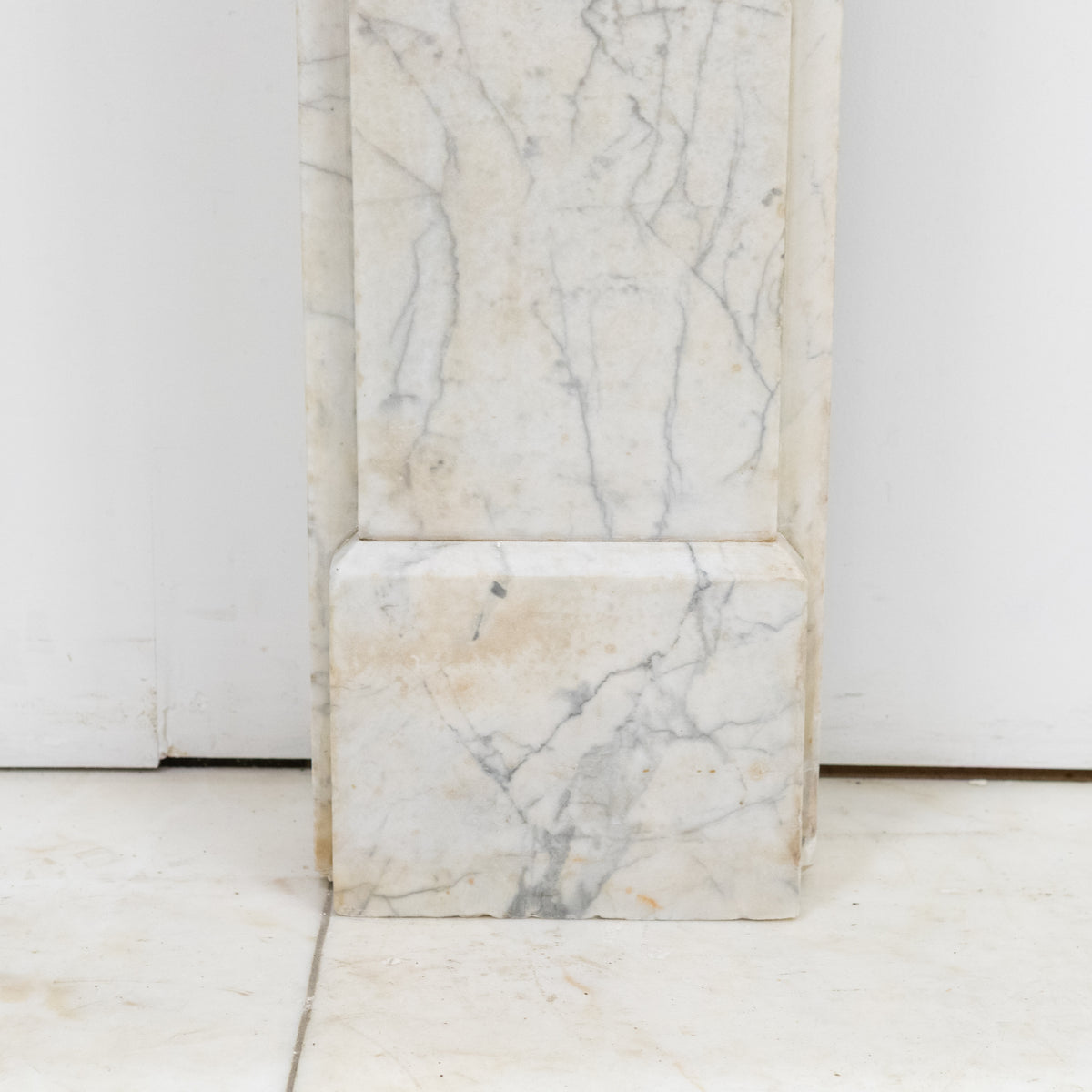 Antique Late Carrara Marble Fireplace Surround | The Architectural Forum