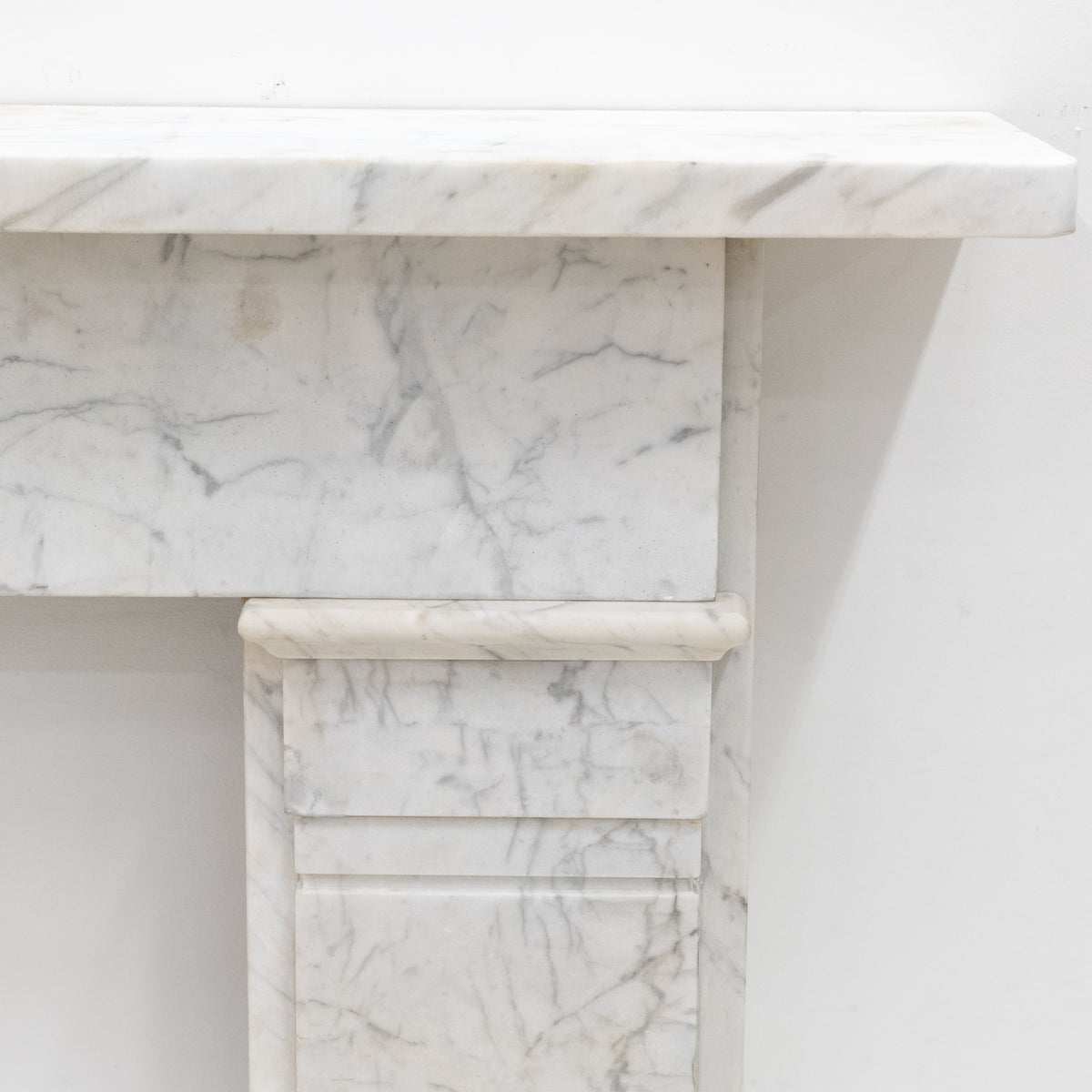 Antique Late Carrara Marble Fireplace Surround | The Architectural Forum