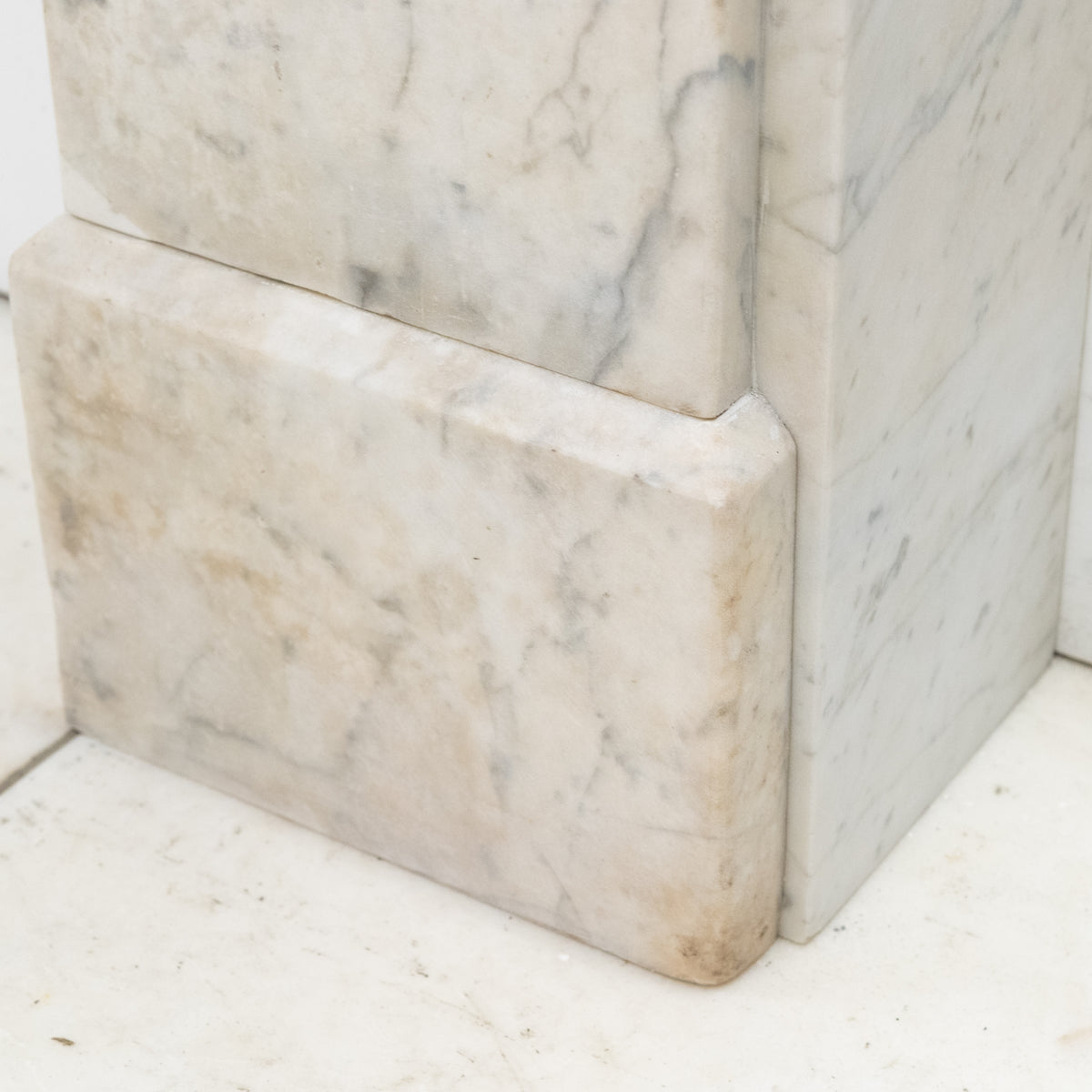 Antique Late Georgian Carrara Marble Fireplace Surround | The Architectural Forum