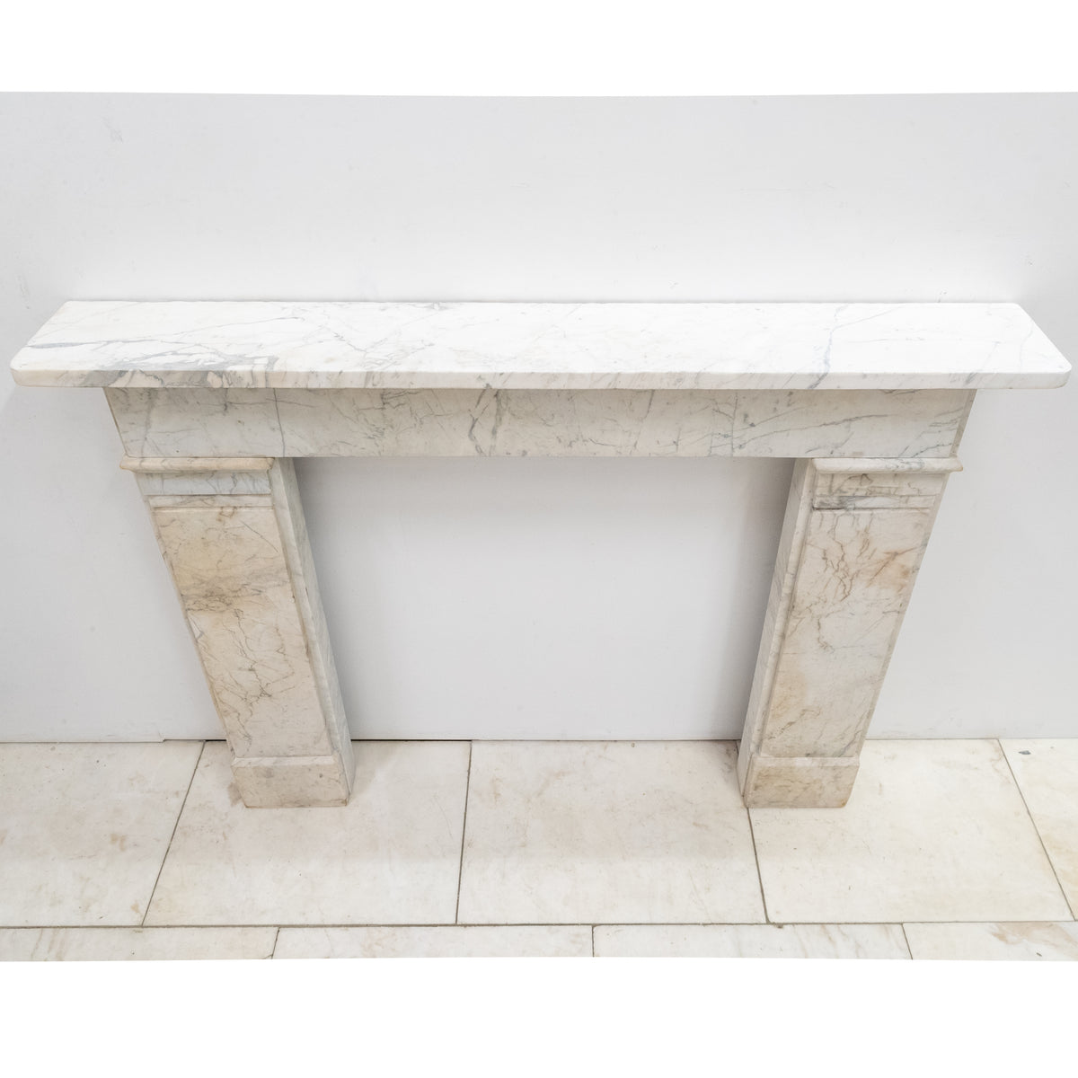 Antique Late Georgian Carrara Marble Fireplace Surround | The Architectural Forum