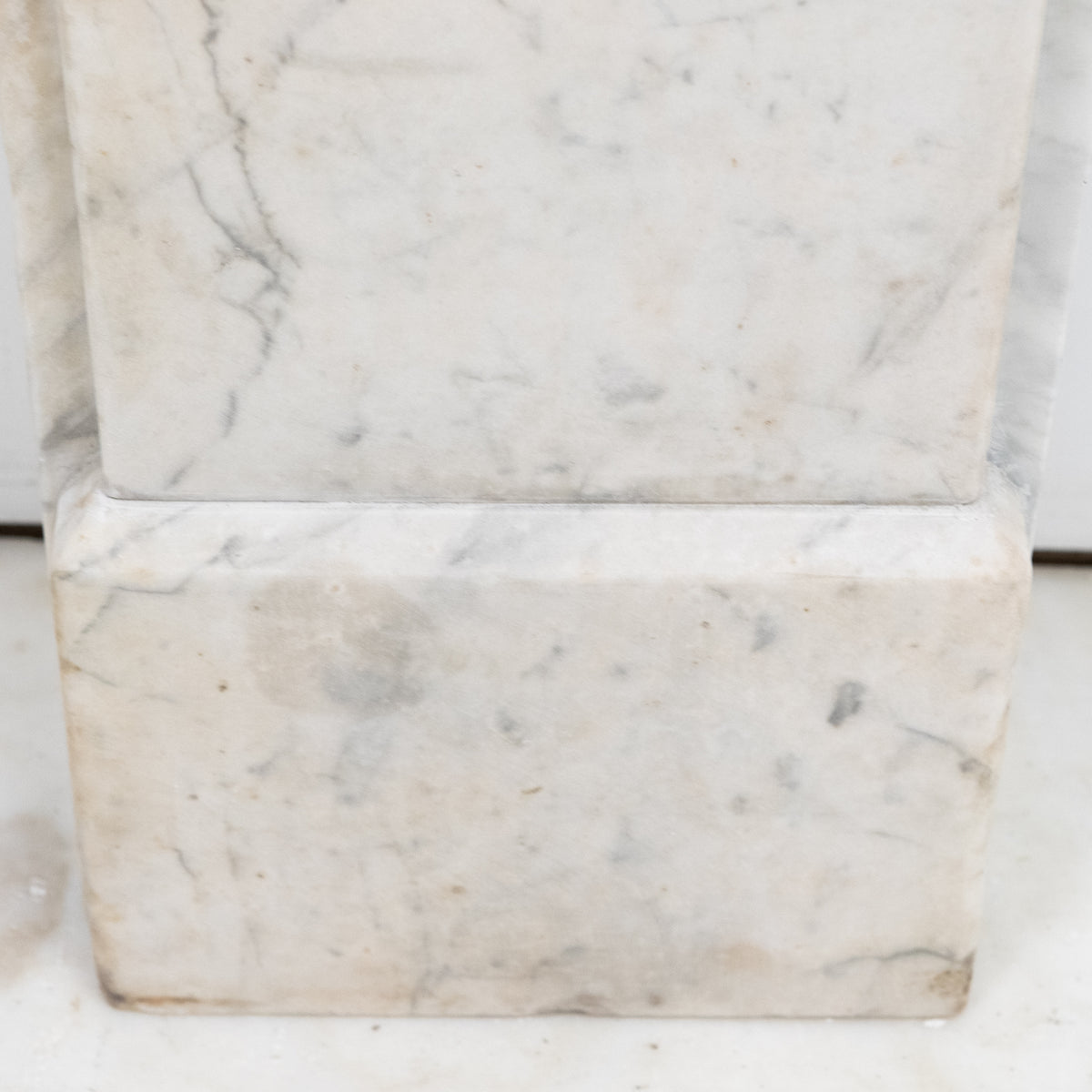 Antique Late Georgian Carrara Marble Fireplace Surround | The Architectural Forum