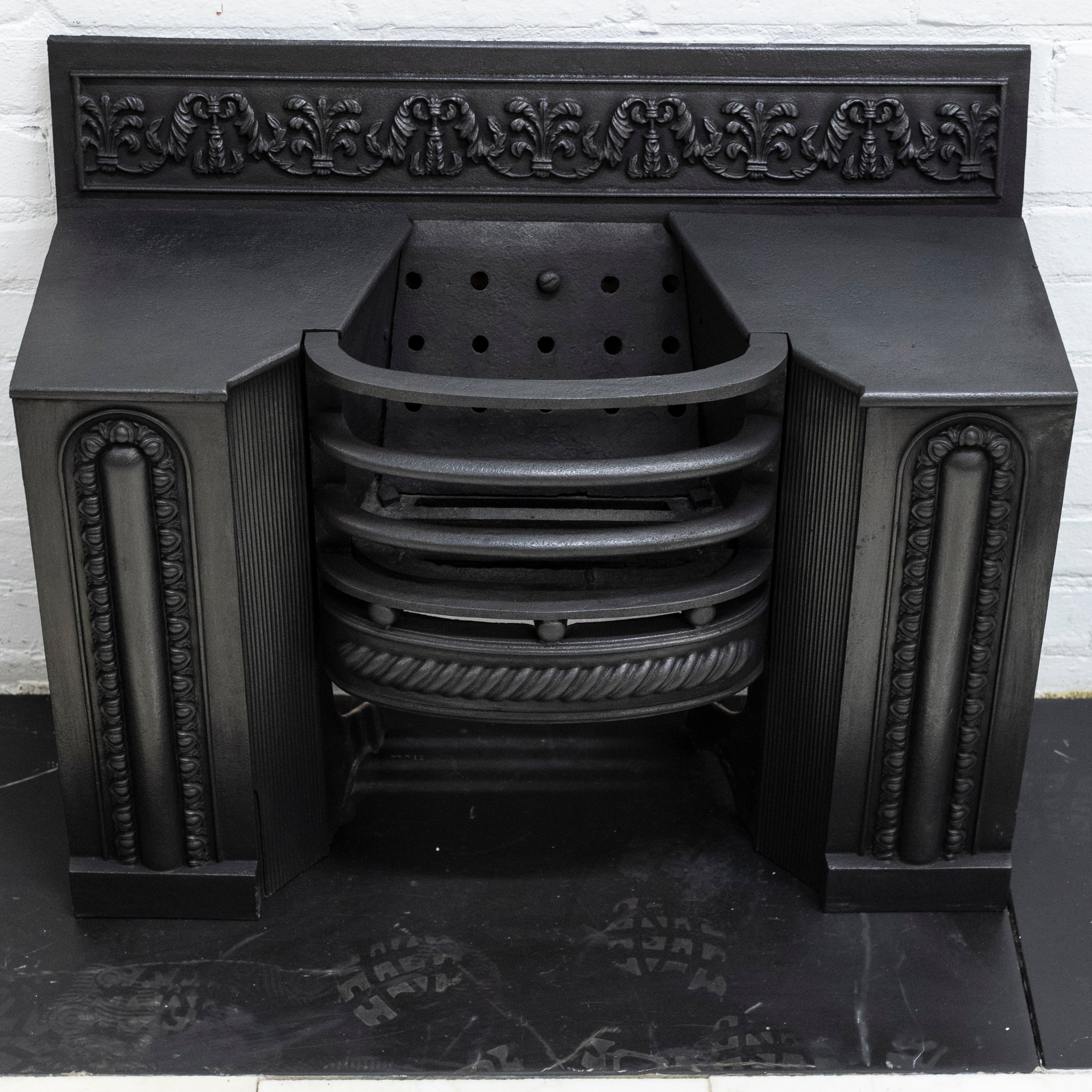 Antique Georgian Cast Iron Hob Grate - The Architectural Forum