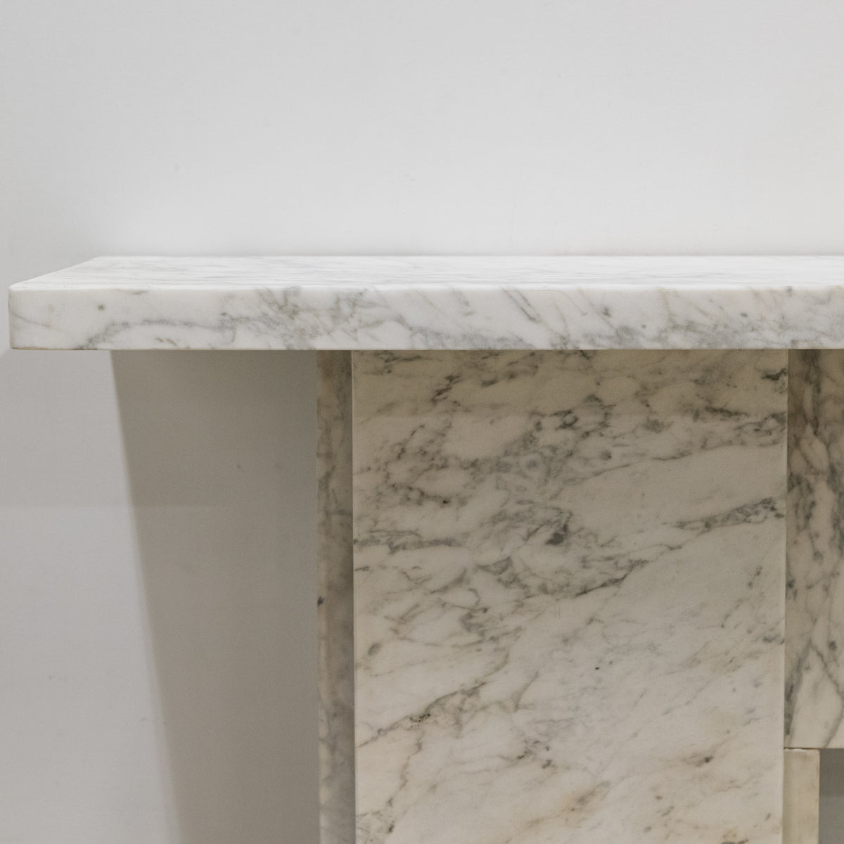 Antique Carrara Marble Late Georgian Fireplace Surround