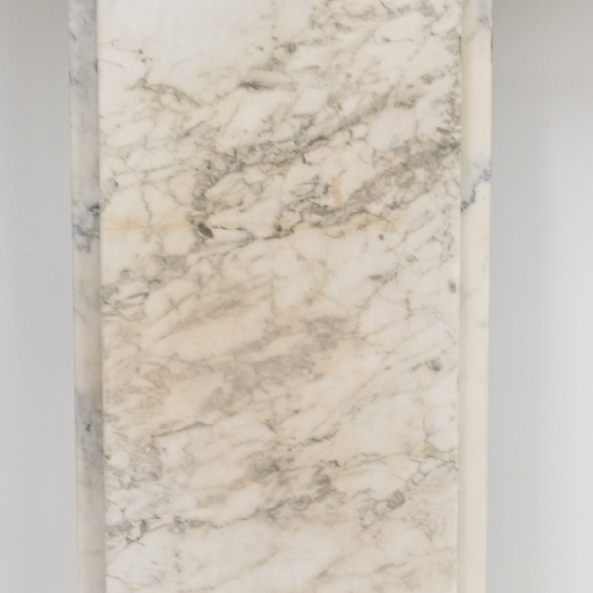Antique Carrara Marble Late Georgian Fireplace Surround