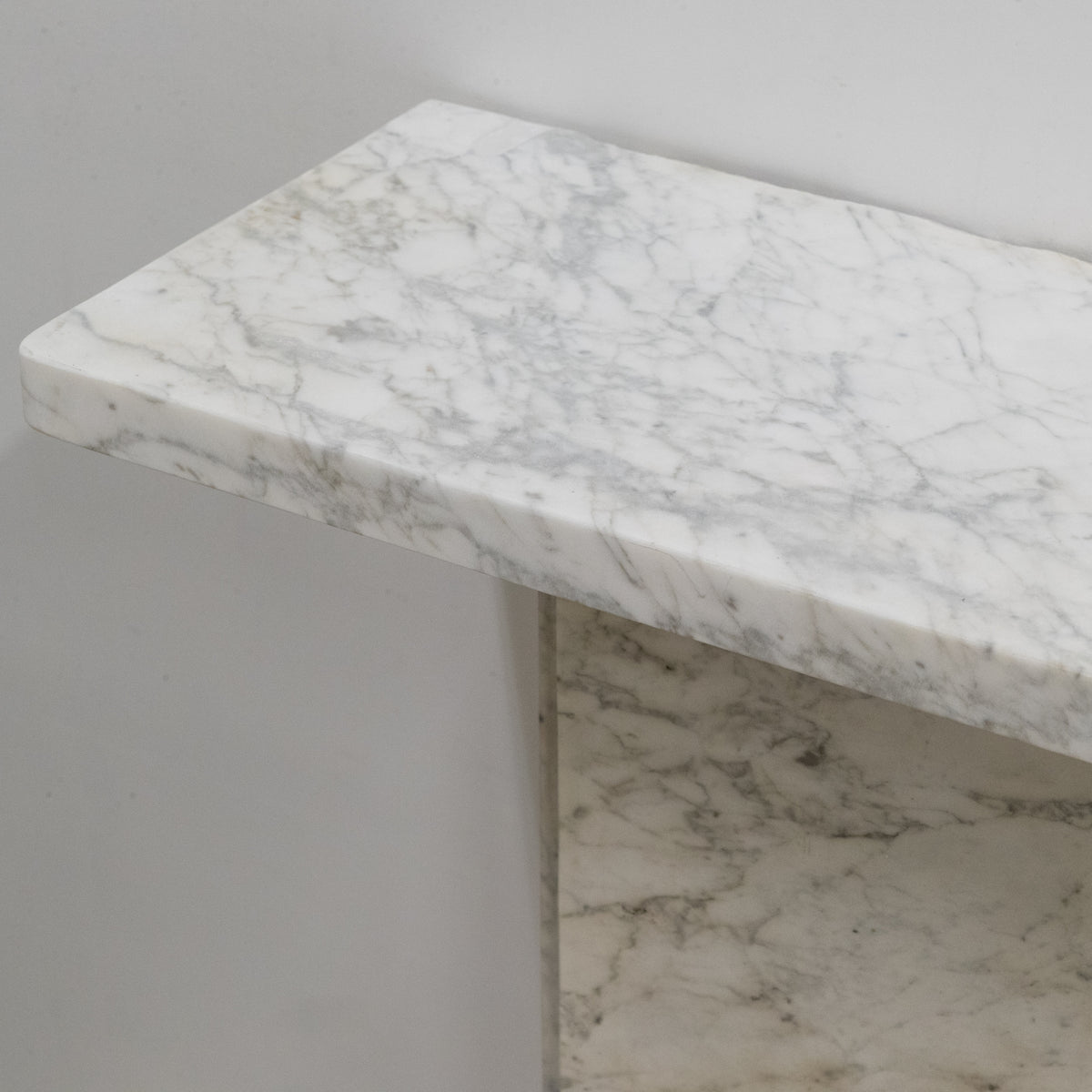 Antique Carrara Marble Late Georgian Fireplace Surround