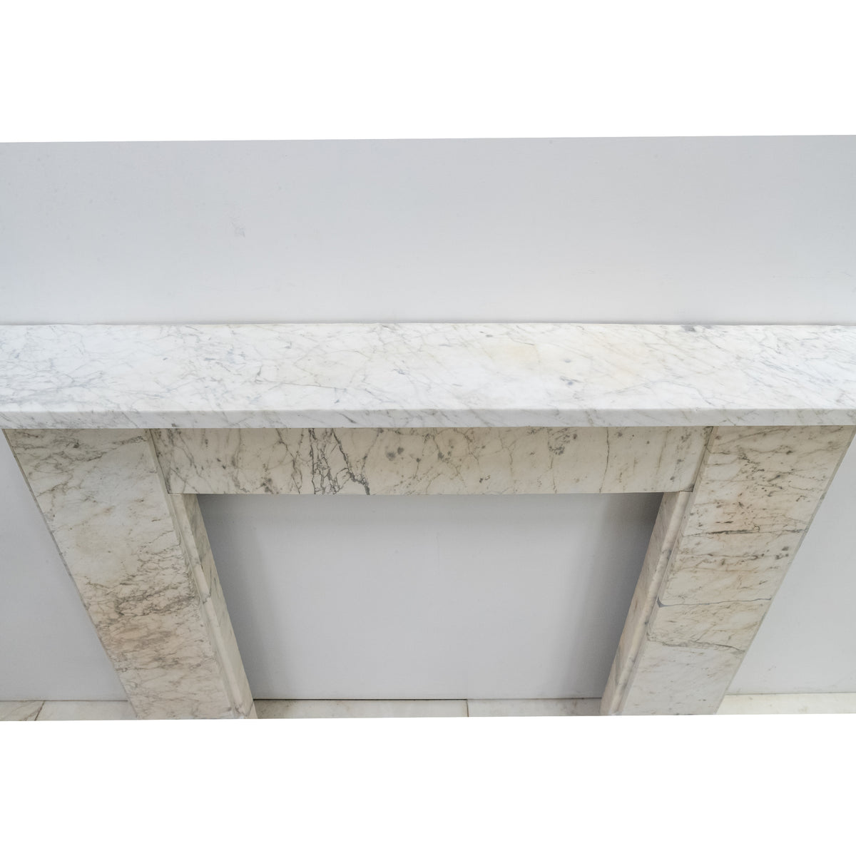 Antique Carrara Marble Late Georgian Fireplace Surround