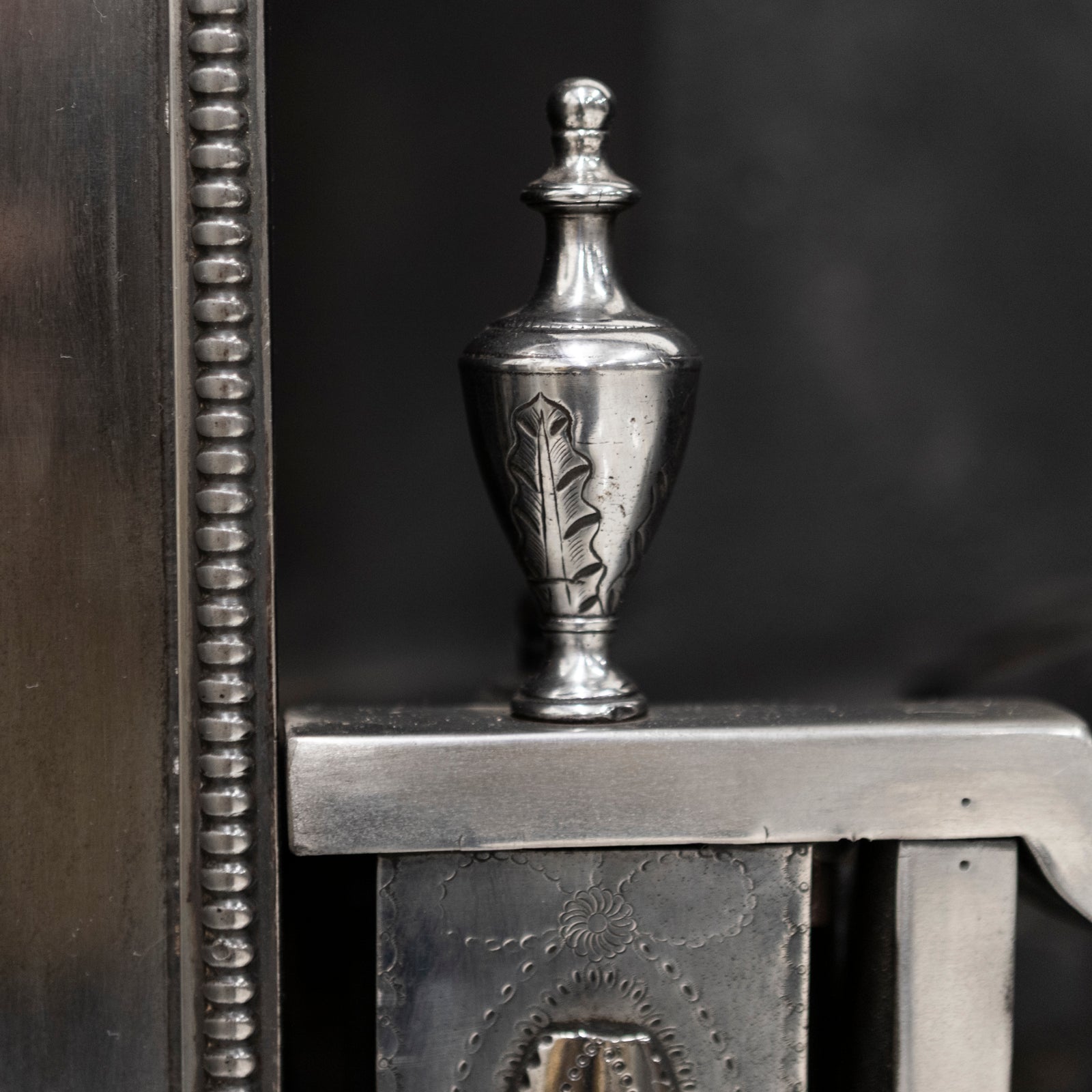 Antique Georgian Polished Steel Register Grate | Robert Adam | The Architectural Forum