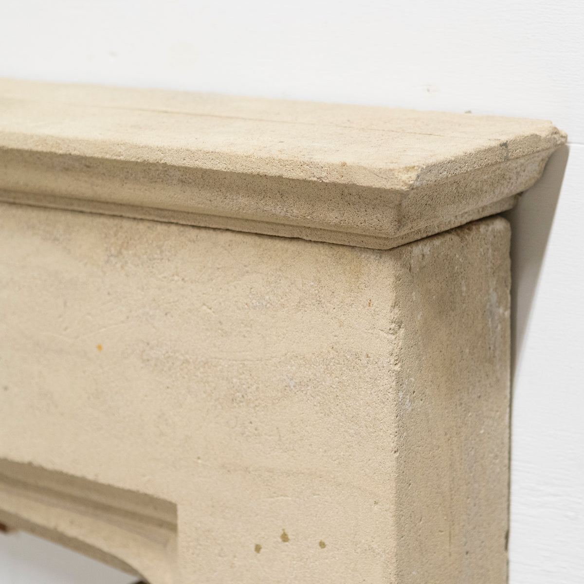 Large Antique 19th Century Gothic Revival Bath Stone Chimneypiece | The Architectural Forum