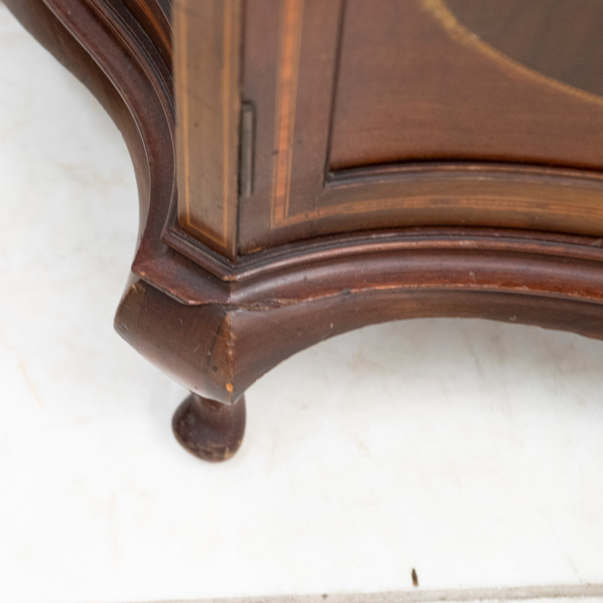 Antique Edwardian Inlaid Mahogany Display Cabinet | The Architectural Forum