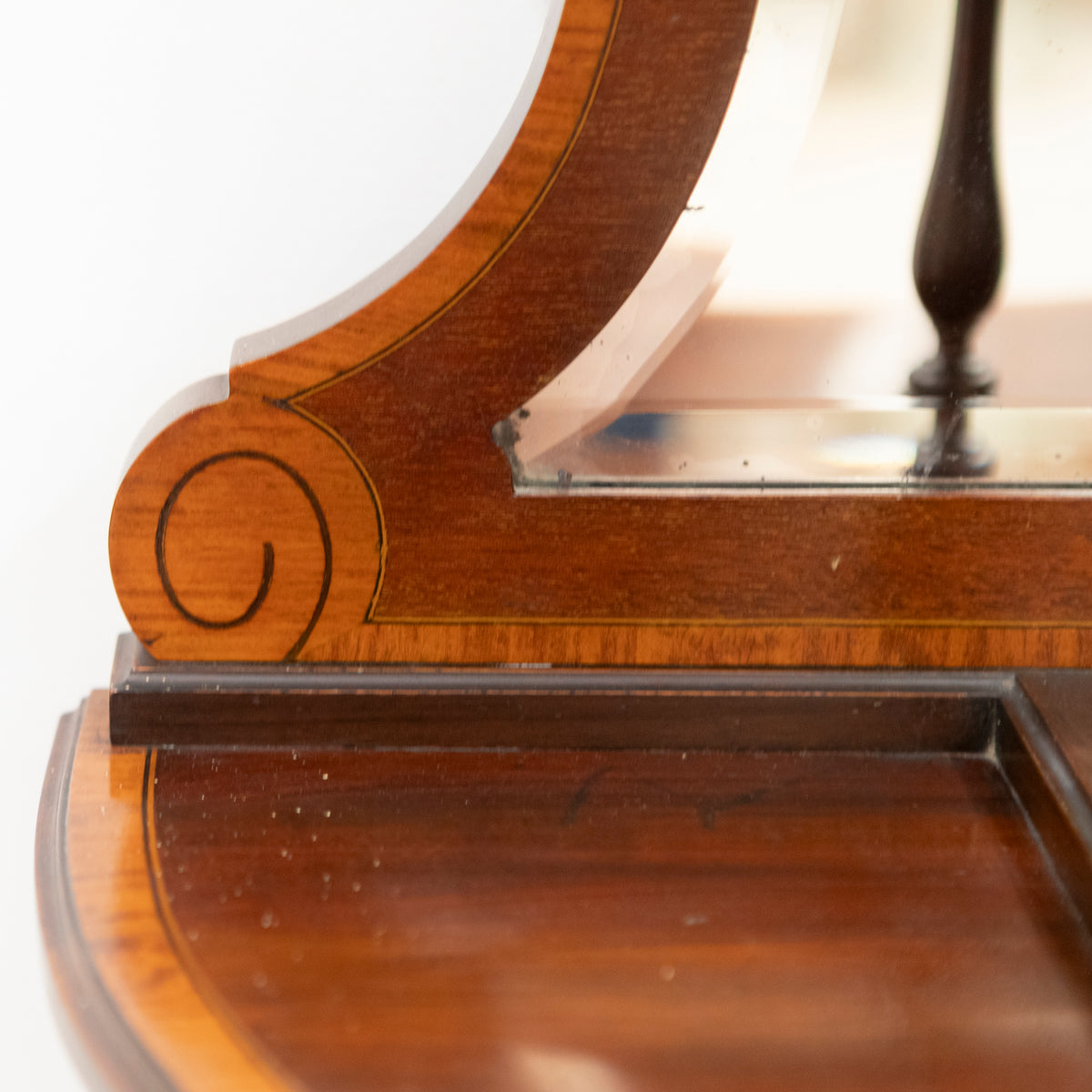 Antique Edwardian Inlaid Mahogany Display Cabinet | The Architectural Forum