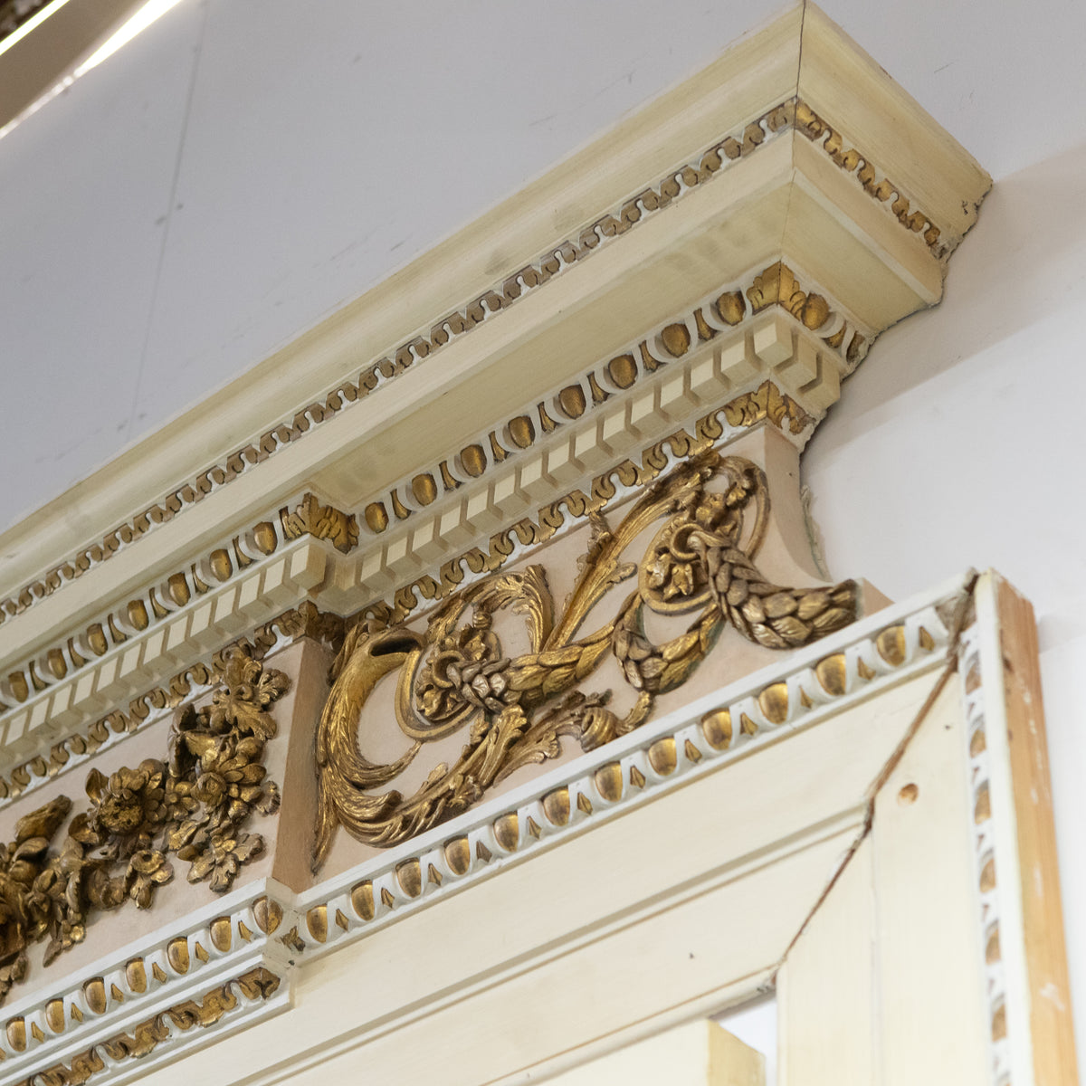 Impressive Set of 3 Double Doors with Early 19th Century Pediments | Regency Overdoors