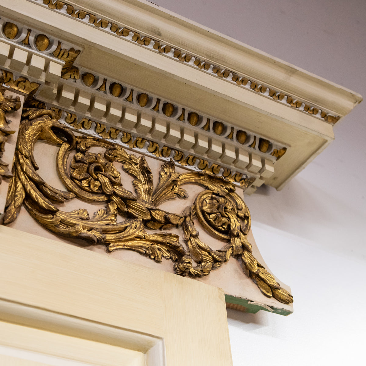 Impressive Set of 3 Double Doors with Early 19th Century Pediments | Regency Overdoors