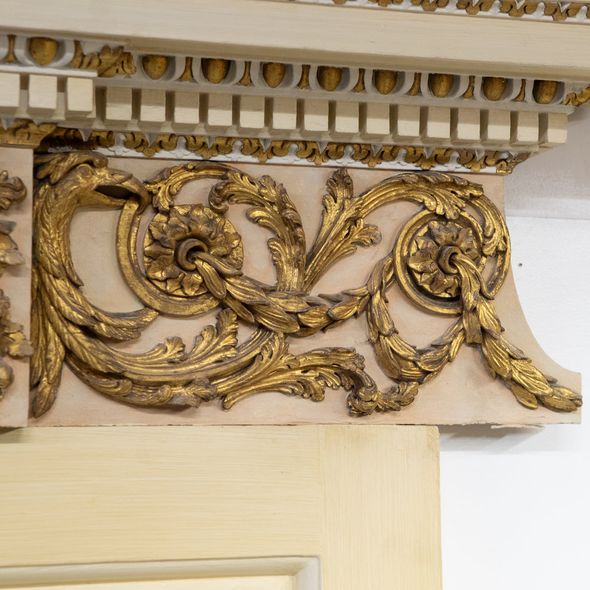 Impressive Set of 3 Double Doors with Early 19th Century Pediments | Regency Overdoors